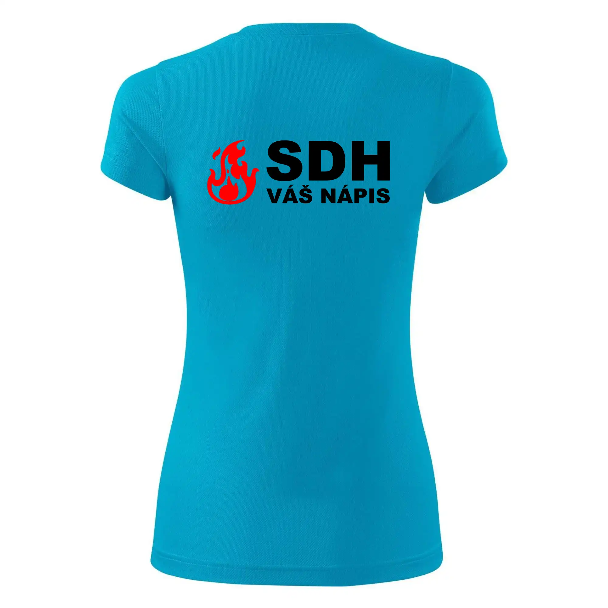 SDH nápis (oheň, firesport, název sboru - vlastní nápis)