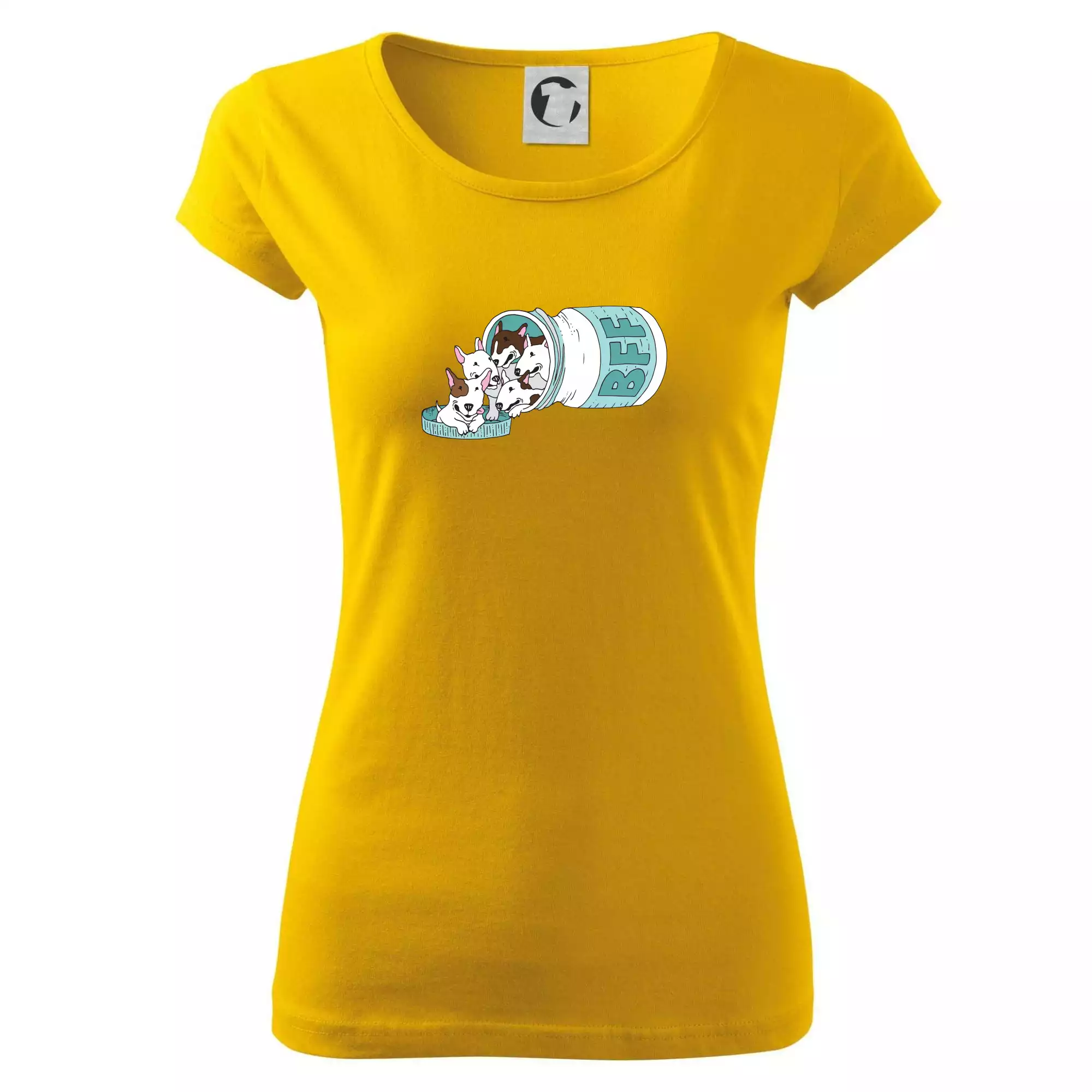 Bullterrier Friends Forever zelené (Pecka design)