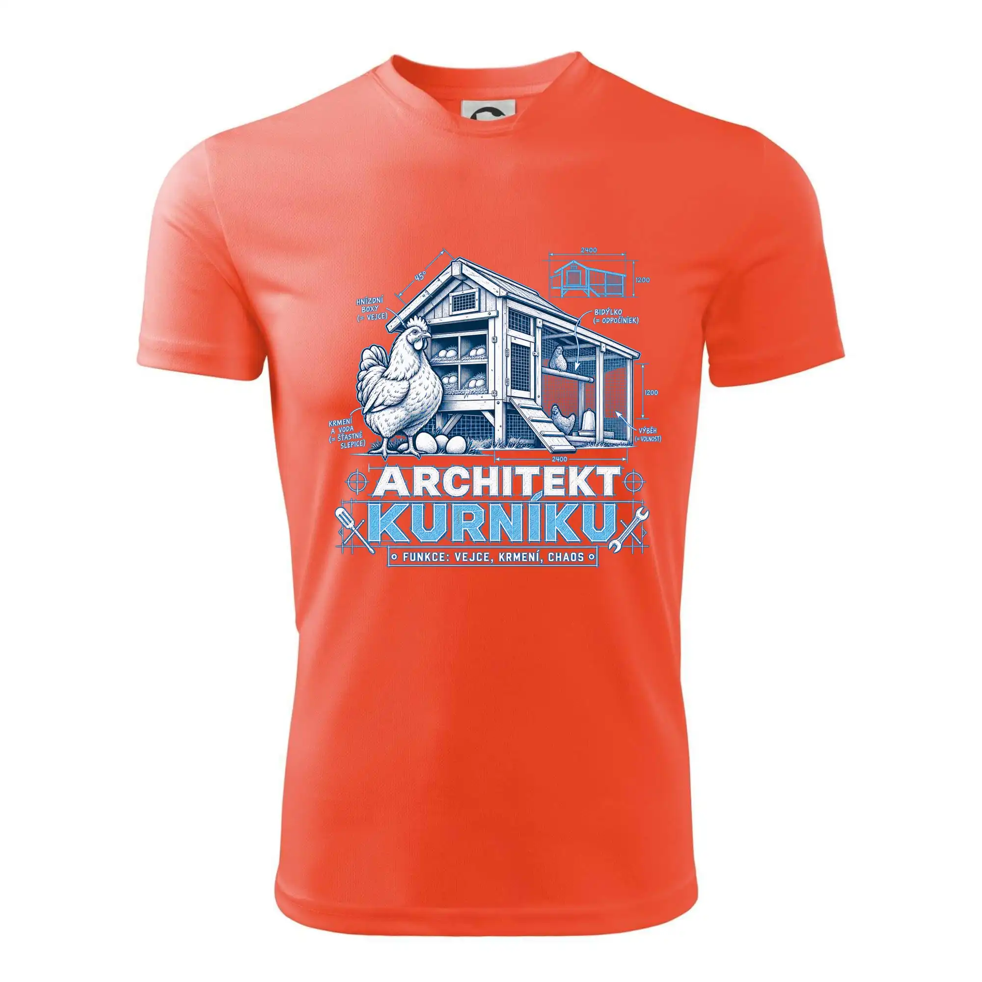 Architekt kurníku technický výkres