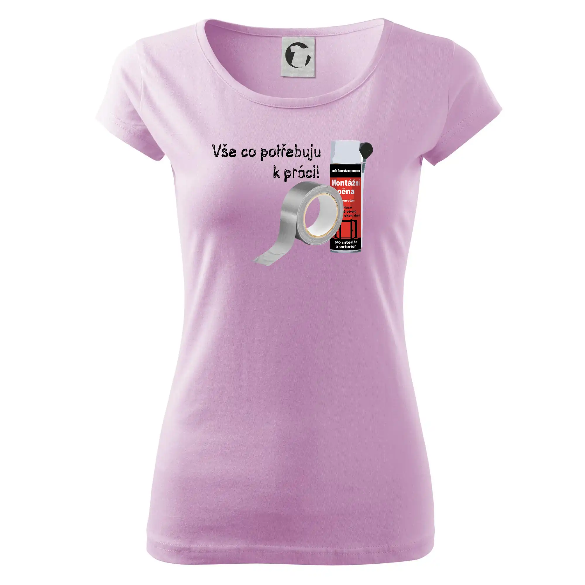 Pěna  a páska - vše co potřebuji k práci