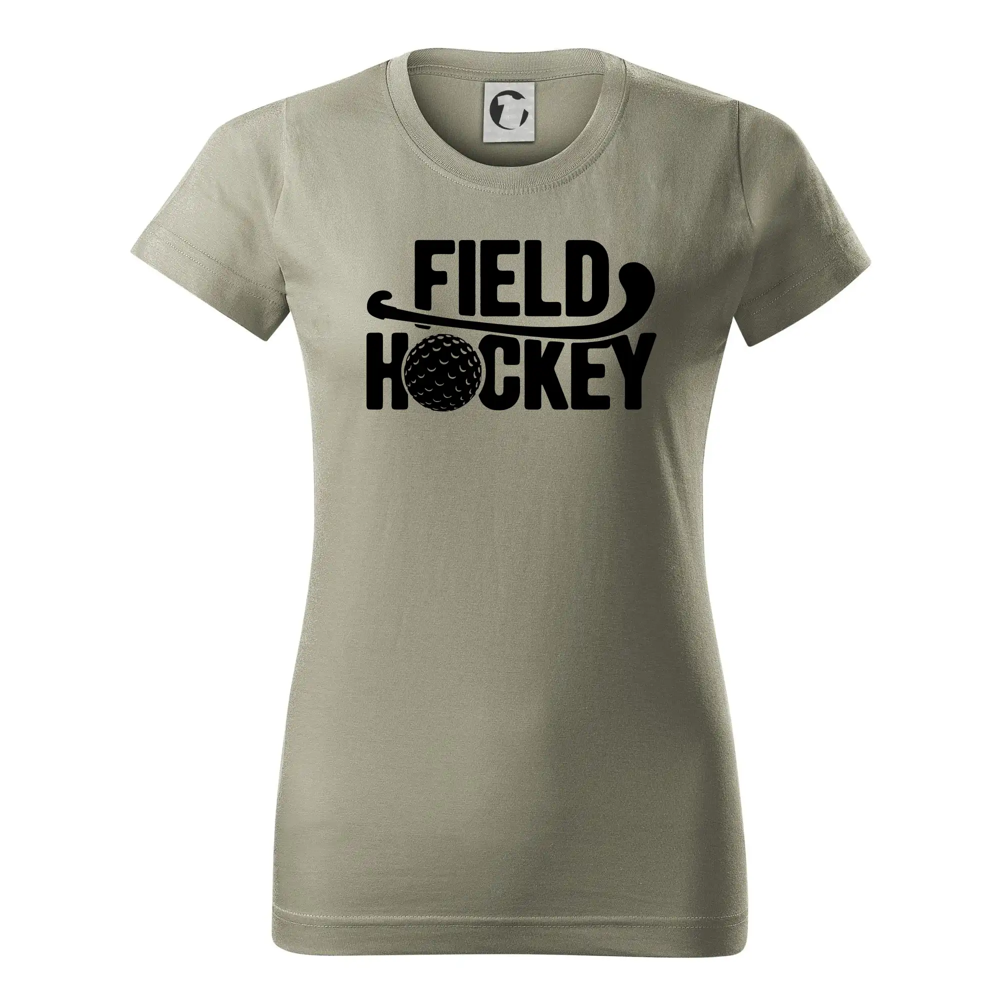Field hockey míček a nápis