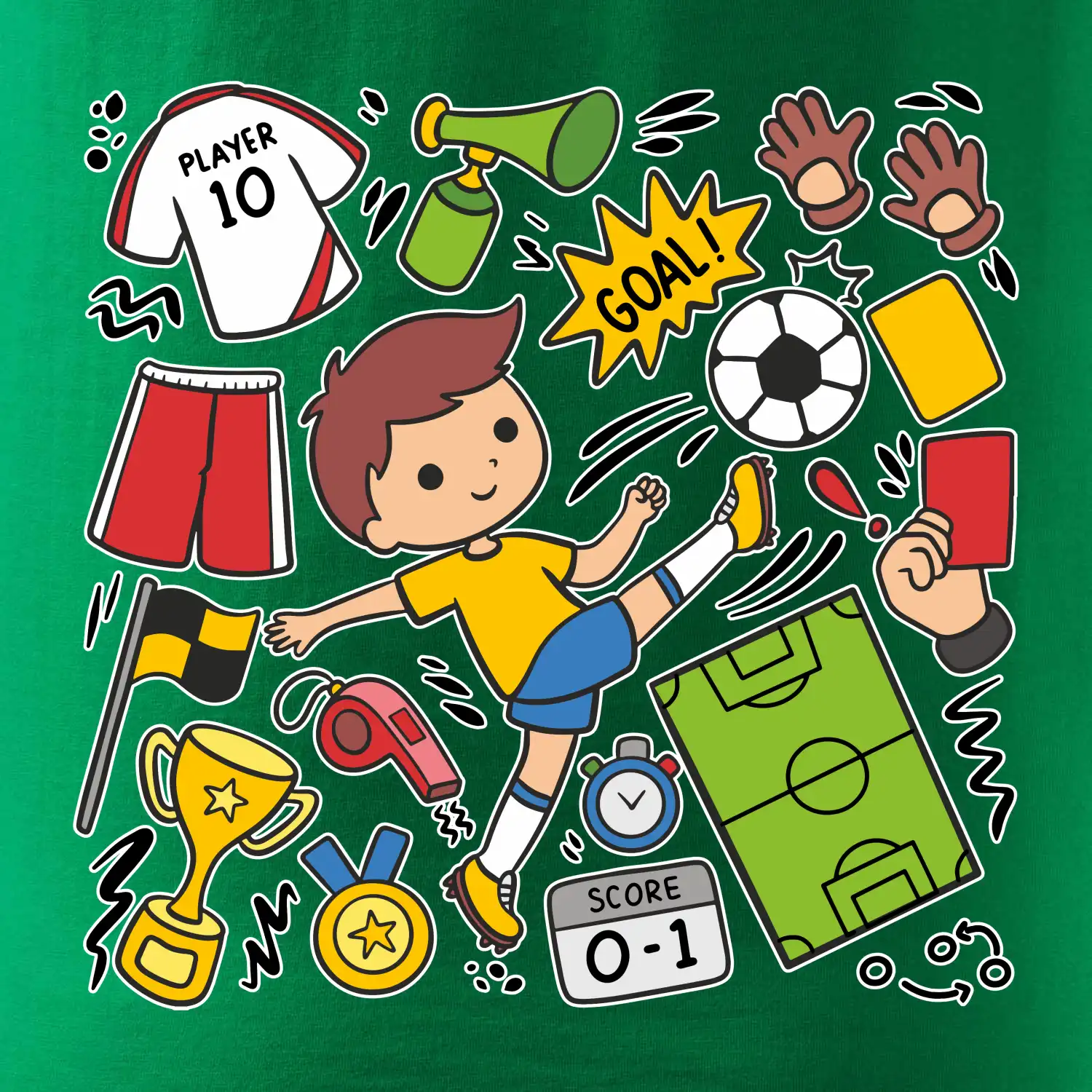 Malý fotbalista ikony