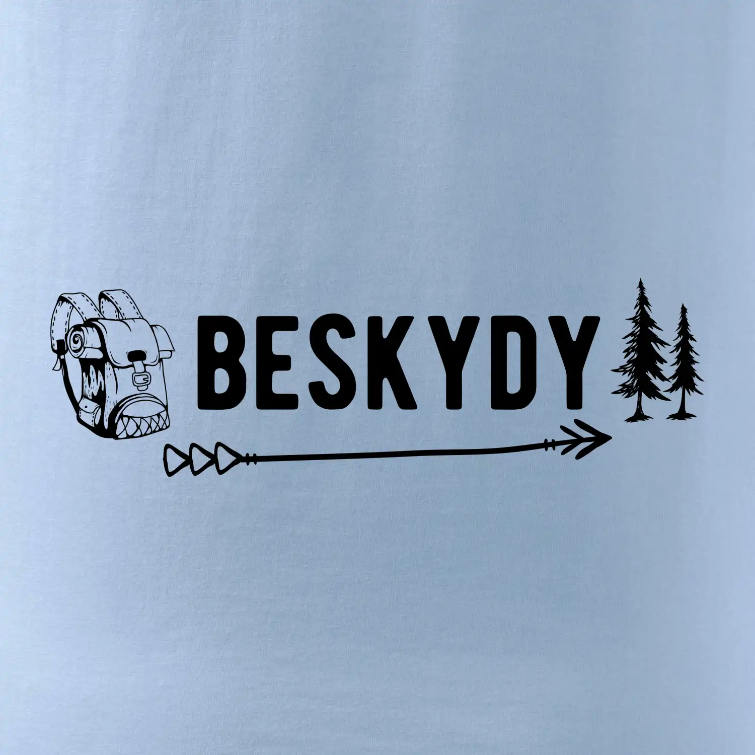 Beskydy nápis