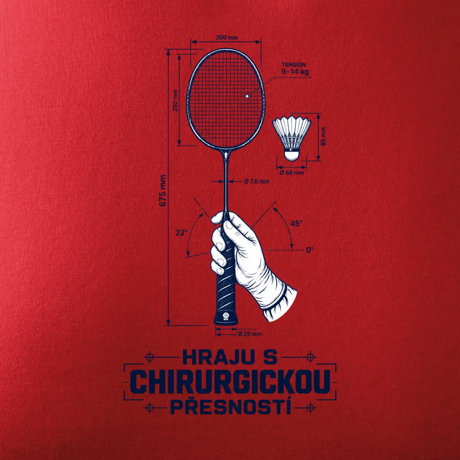 Badminton chirurgická přesnost