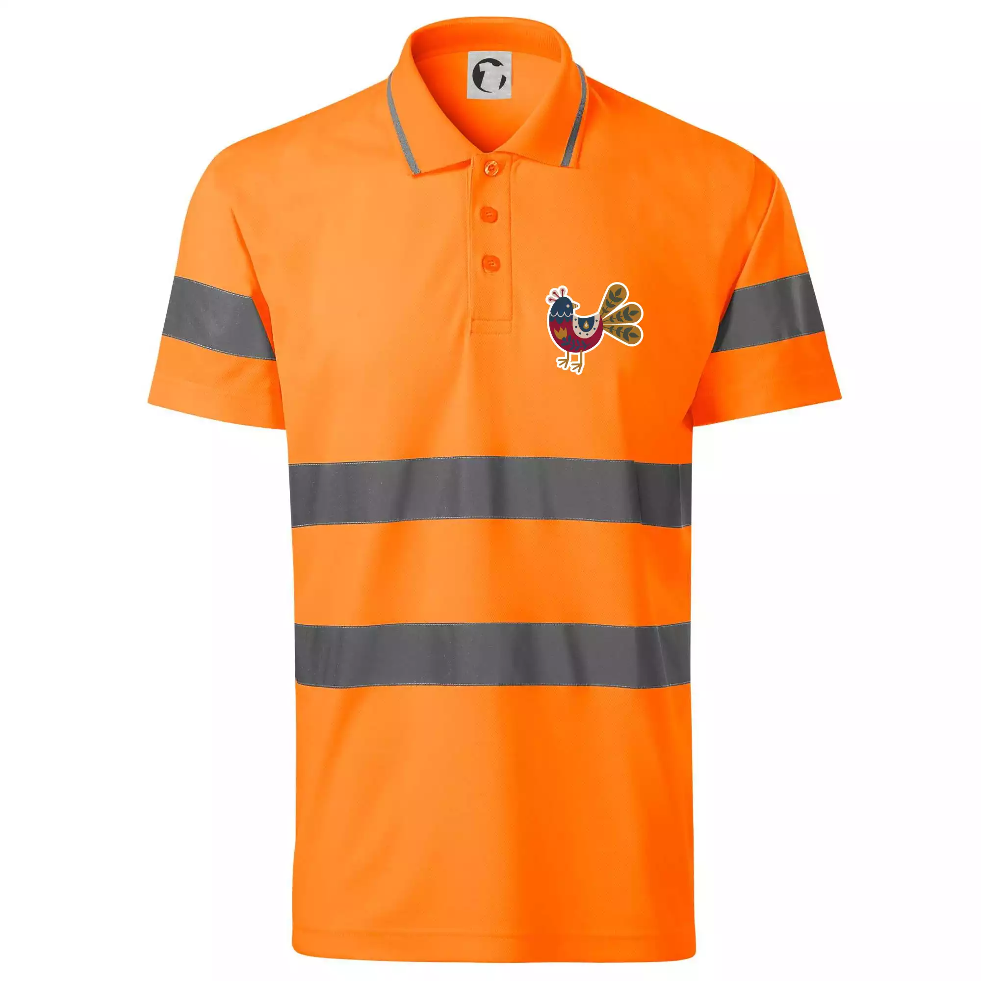 Folklor na prsu slepice