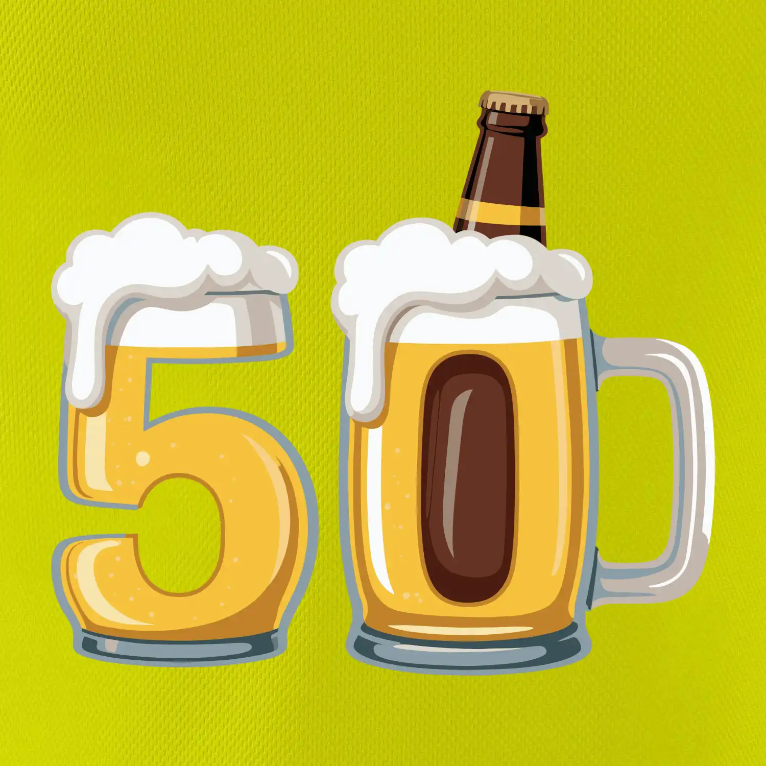 Padesátka v pivu s lahváčem