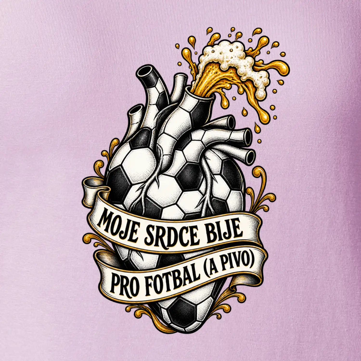 Moje srdce bije pro fotbal a pivo
