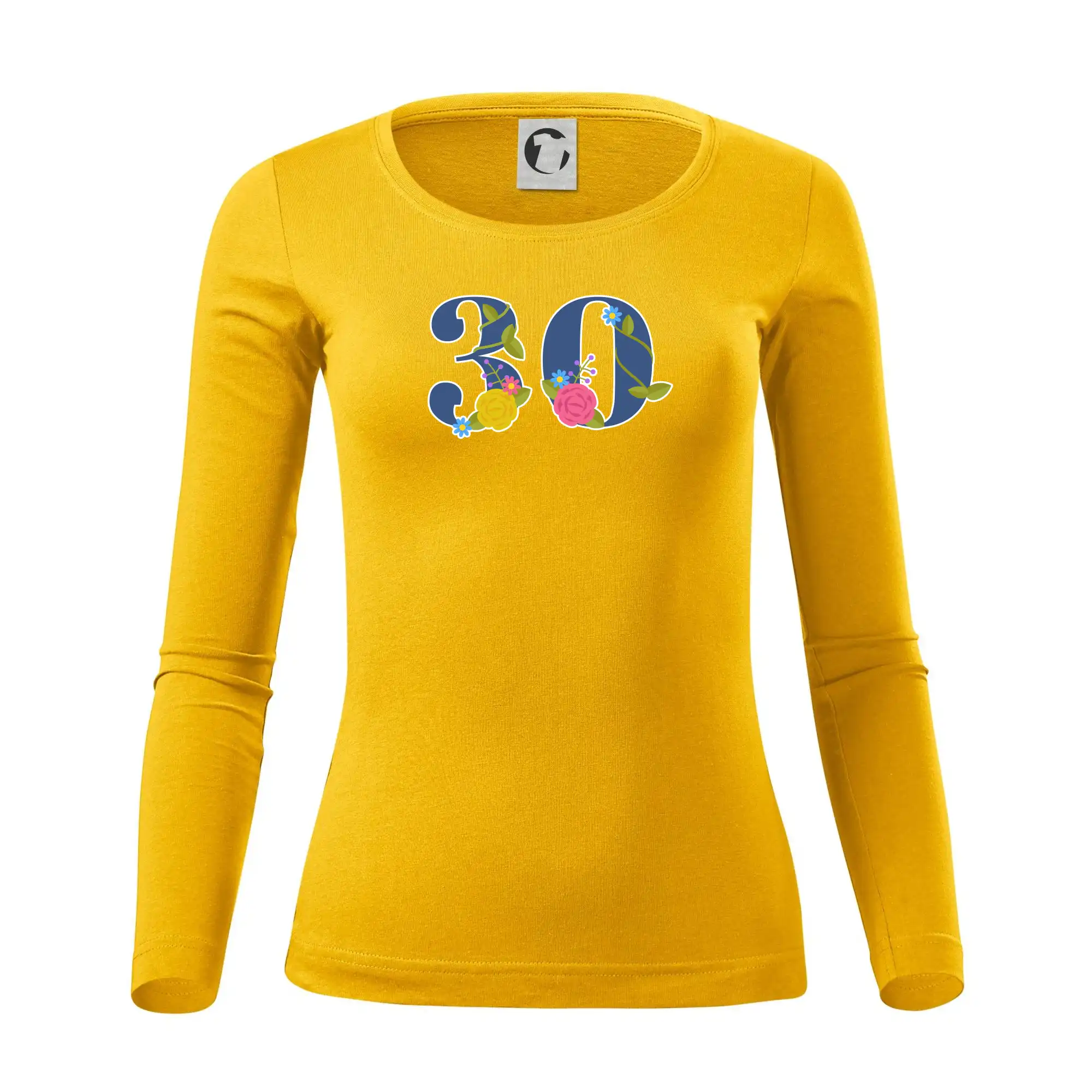 Květinové číslo kreslené - 30