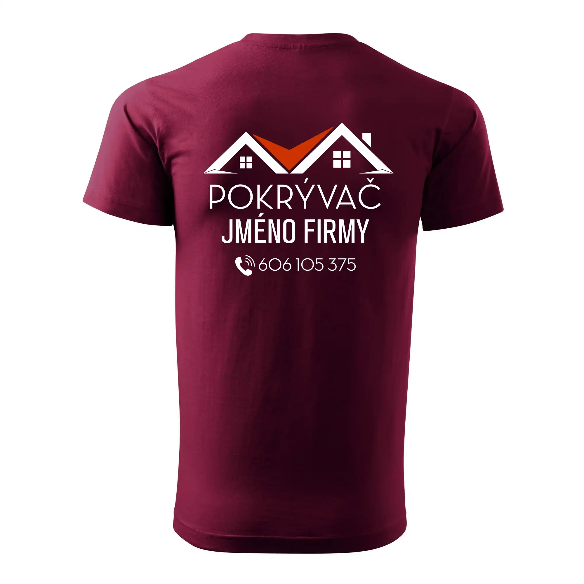 Tričko pro pokrývače - Dvě střechy