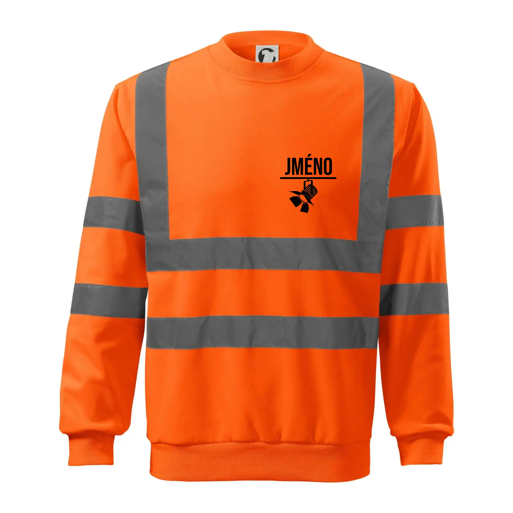 Jméno a nápis na zádech - stage crew
