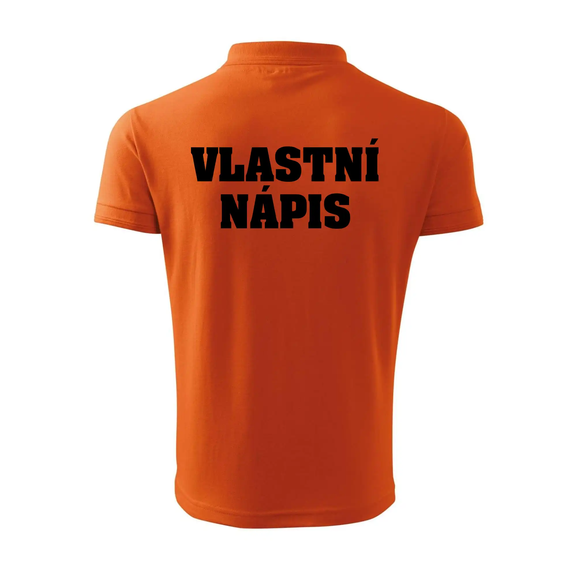 Hvězda života - vlastní nápis vpředu a vzadu