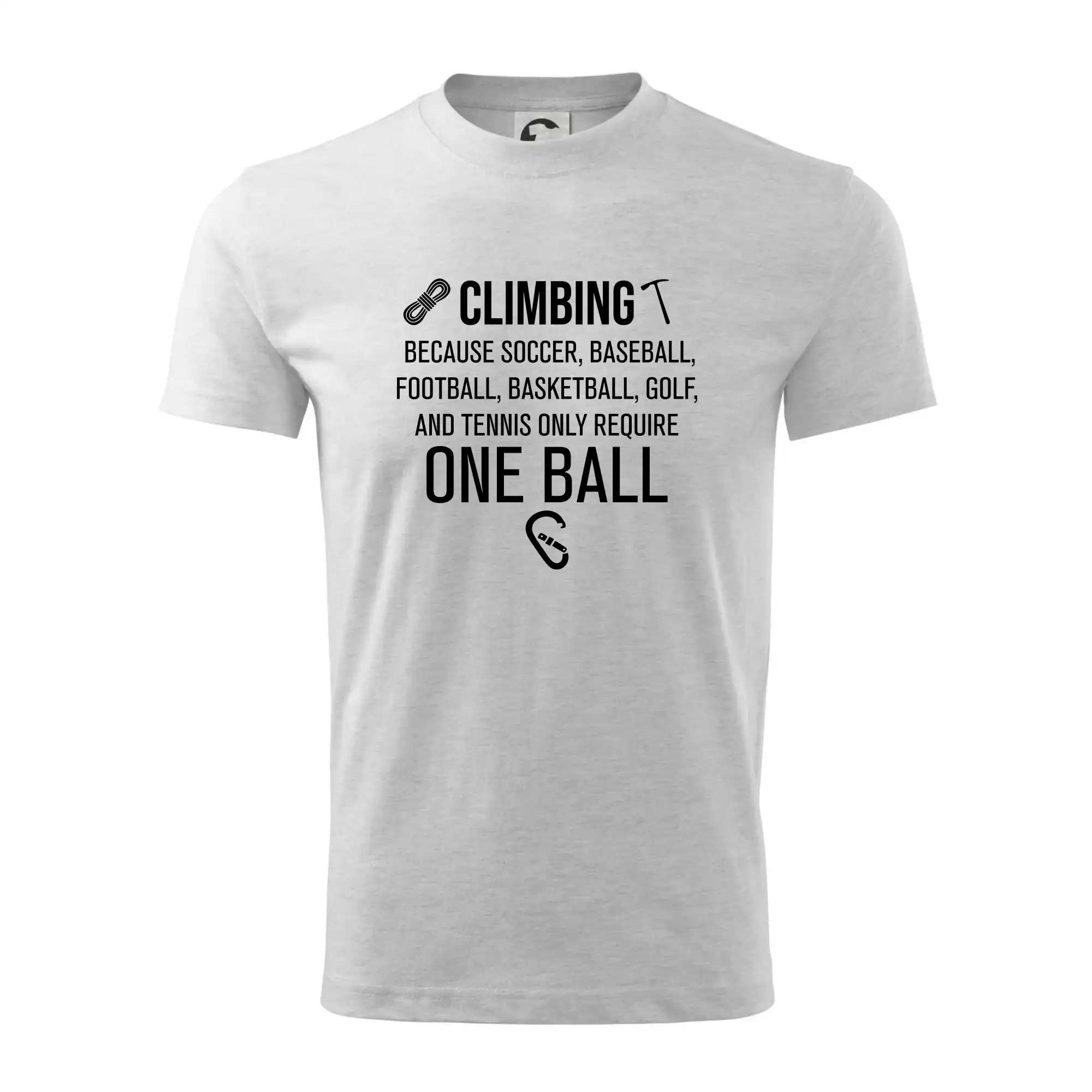 Climbing beacause one ball