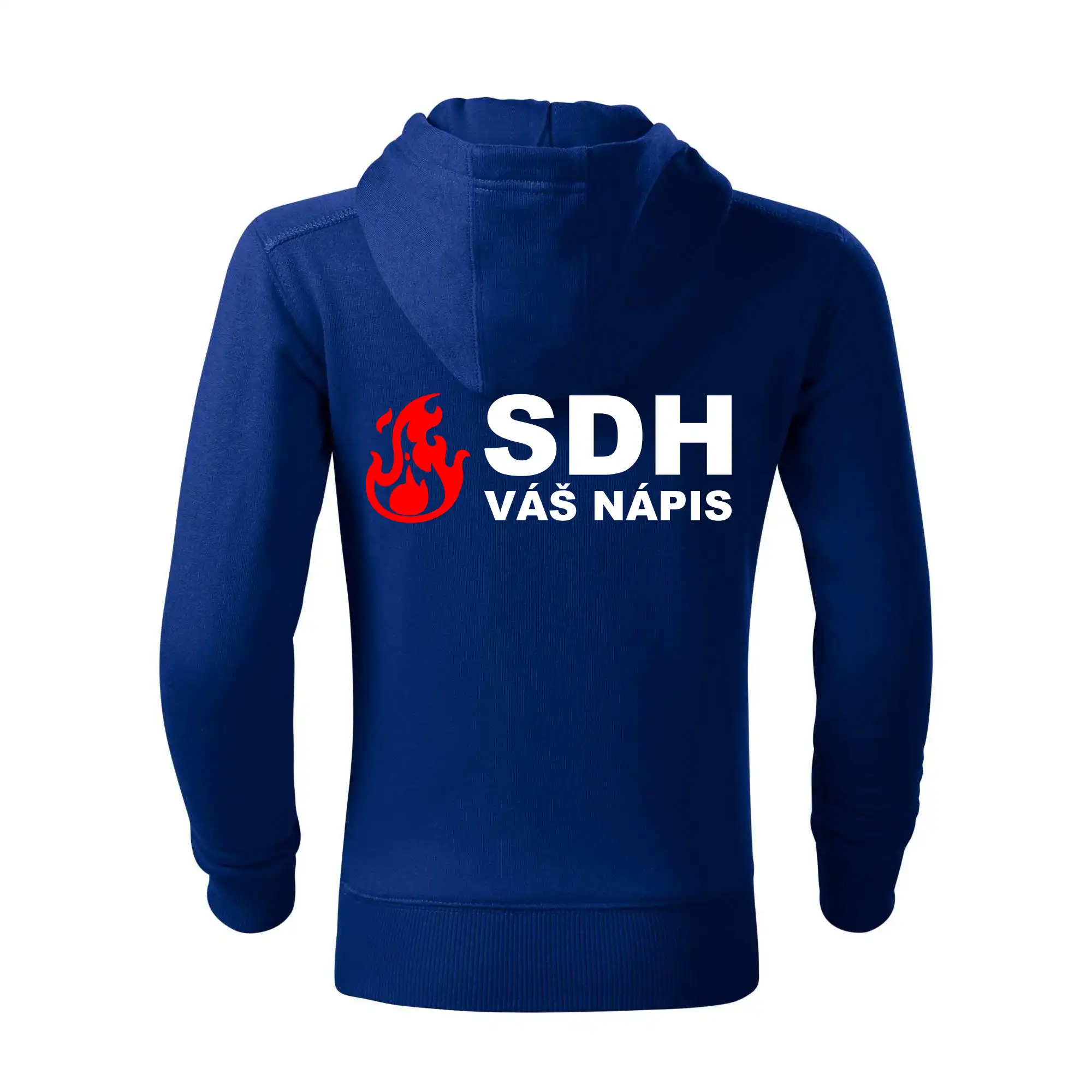 SDH nápis (oheň, název sboru - vlastní nápis)