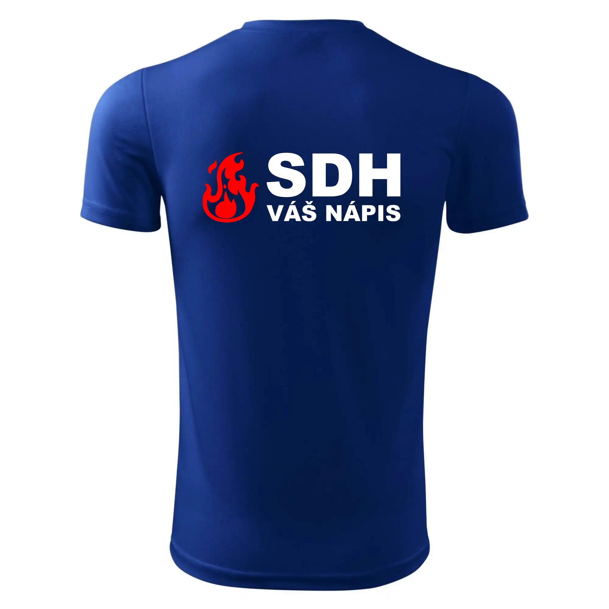 SDH nápis (oheň, název sboru - vlastní nápis)