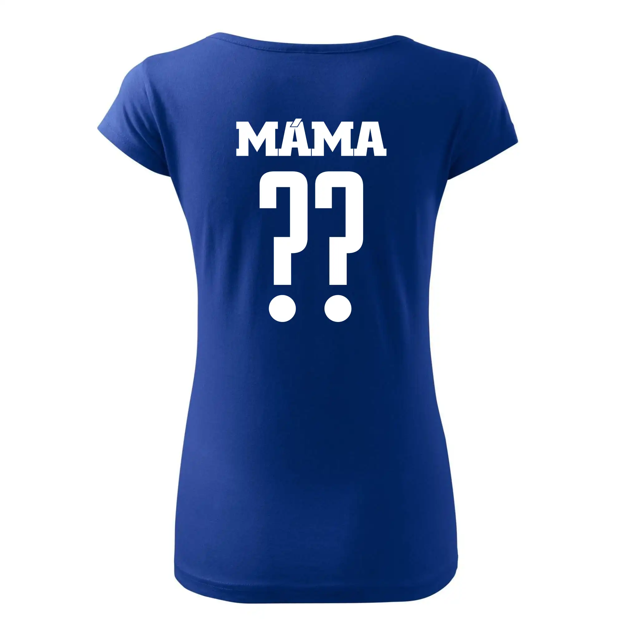 Máma - dres se jménem a číslem