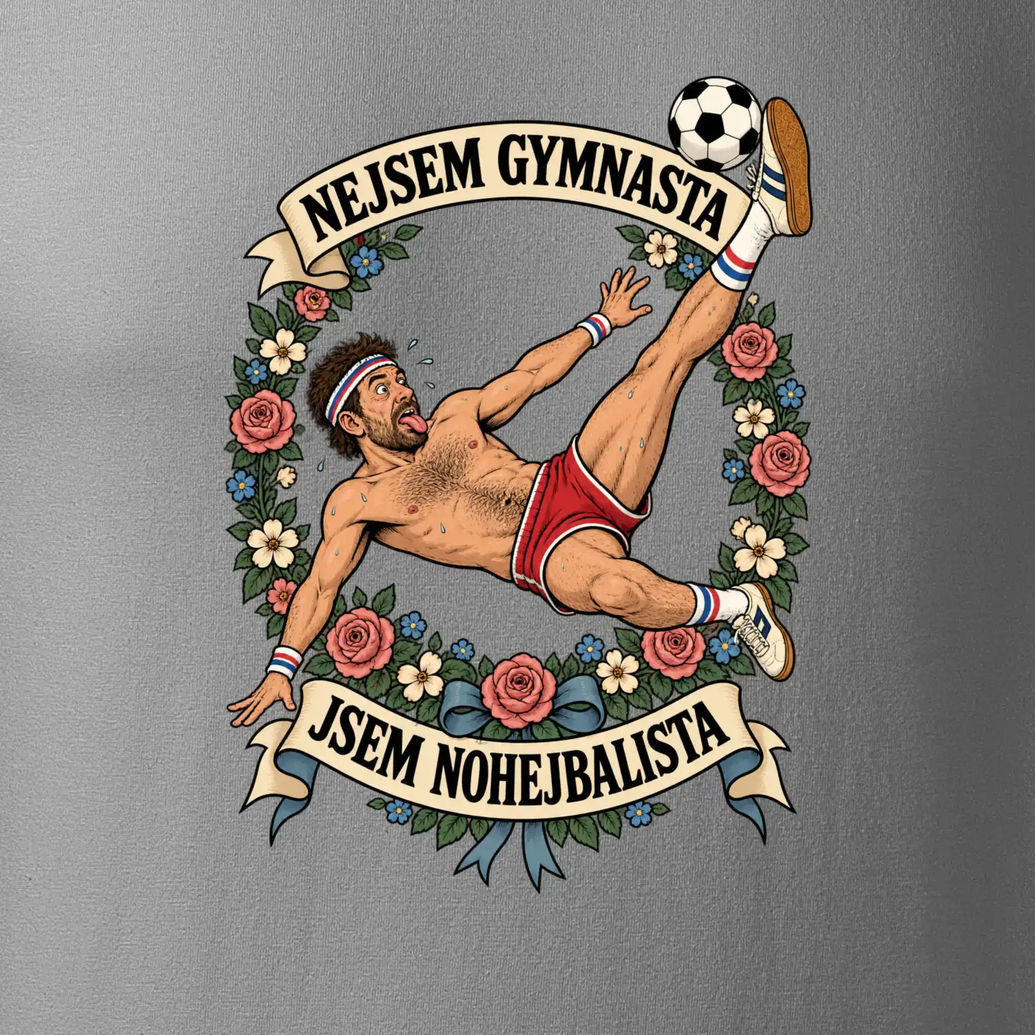 Nejsem gymnasta jsem nohejbalista