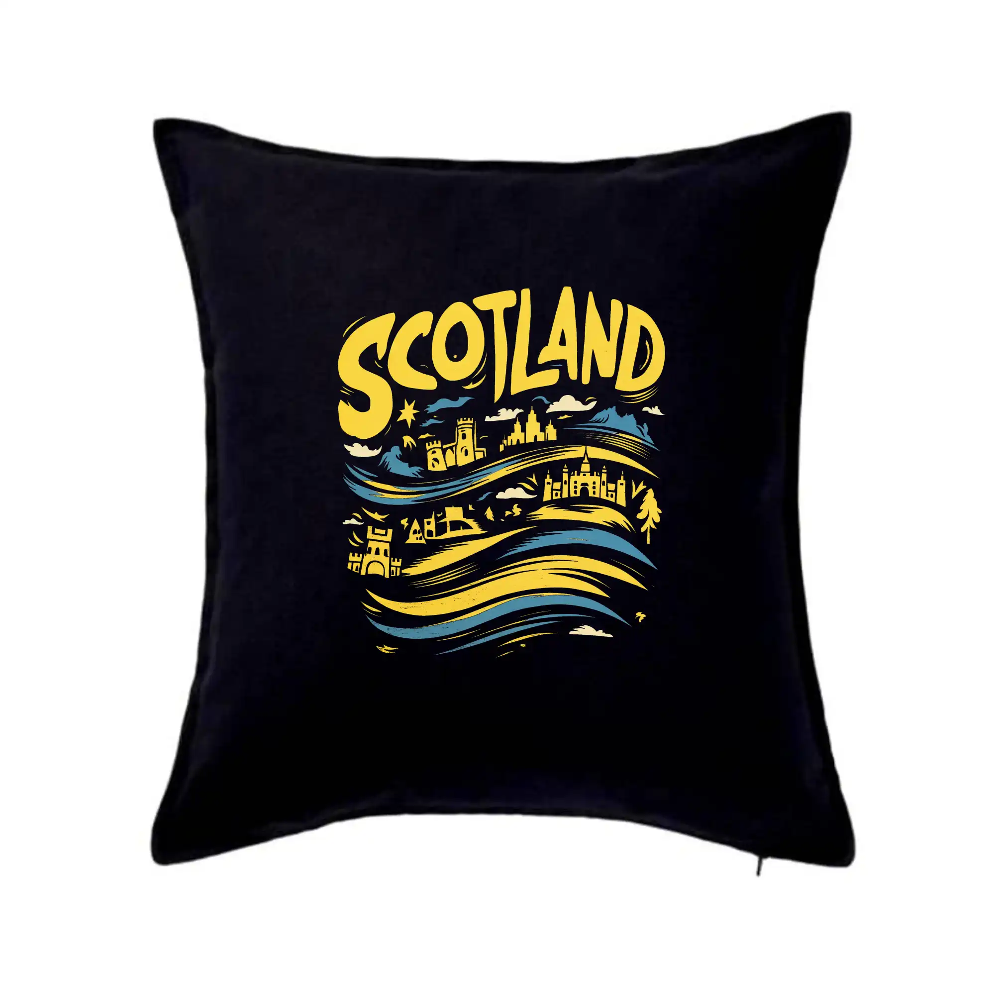 Scotland kreslené vlny