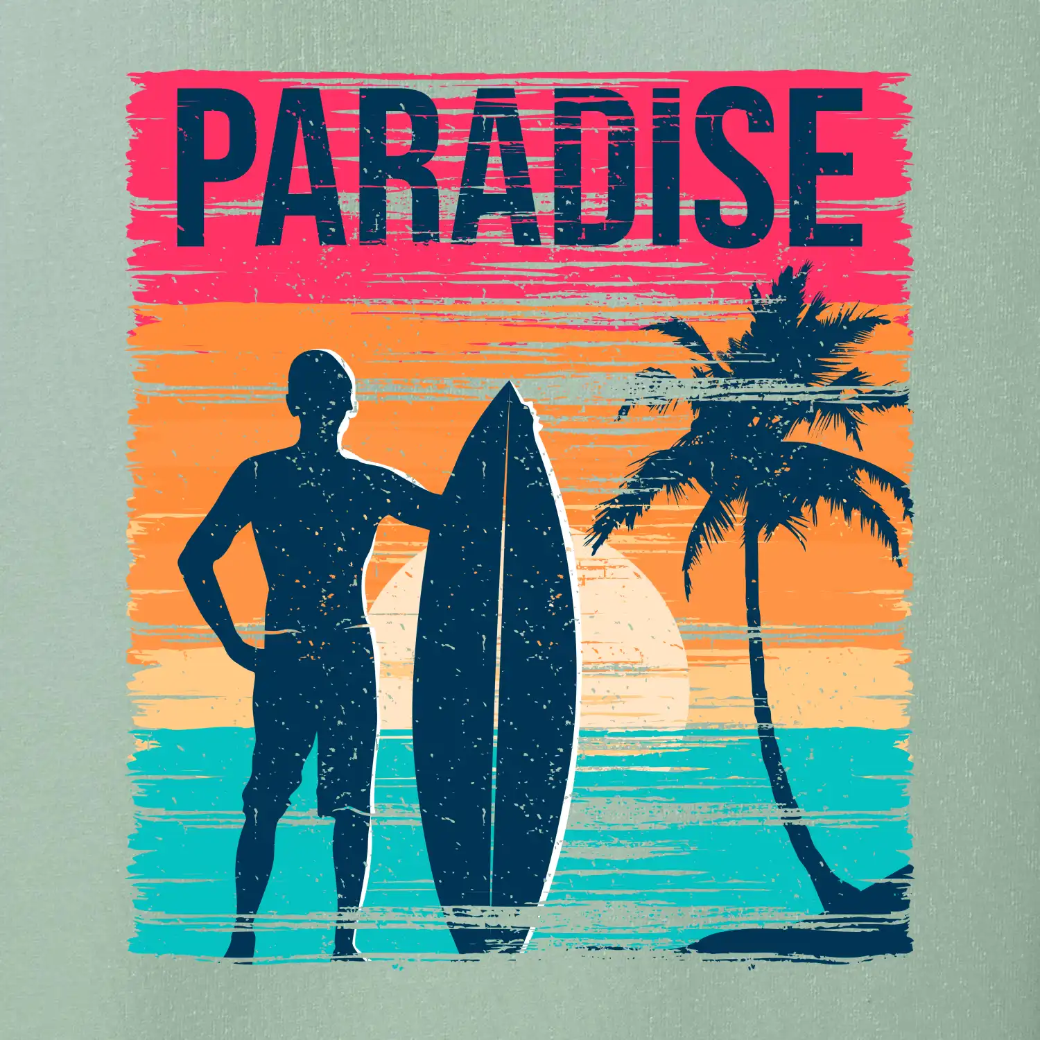 Paradise - barevný čtverec