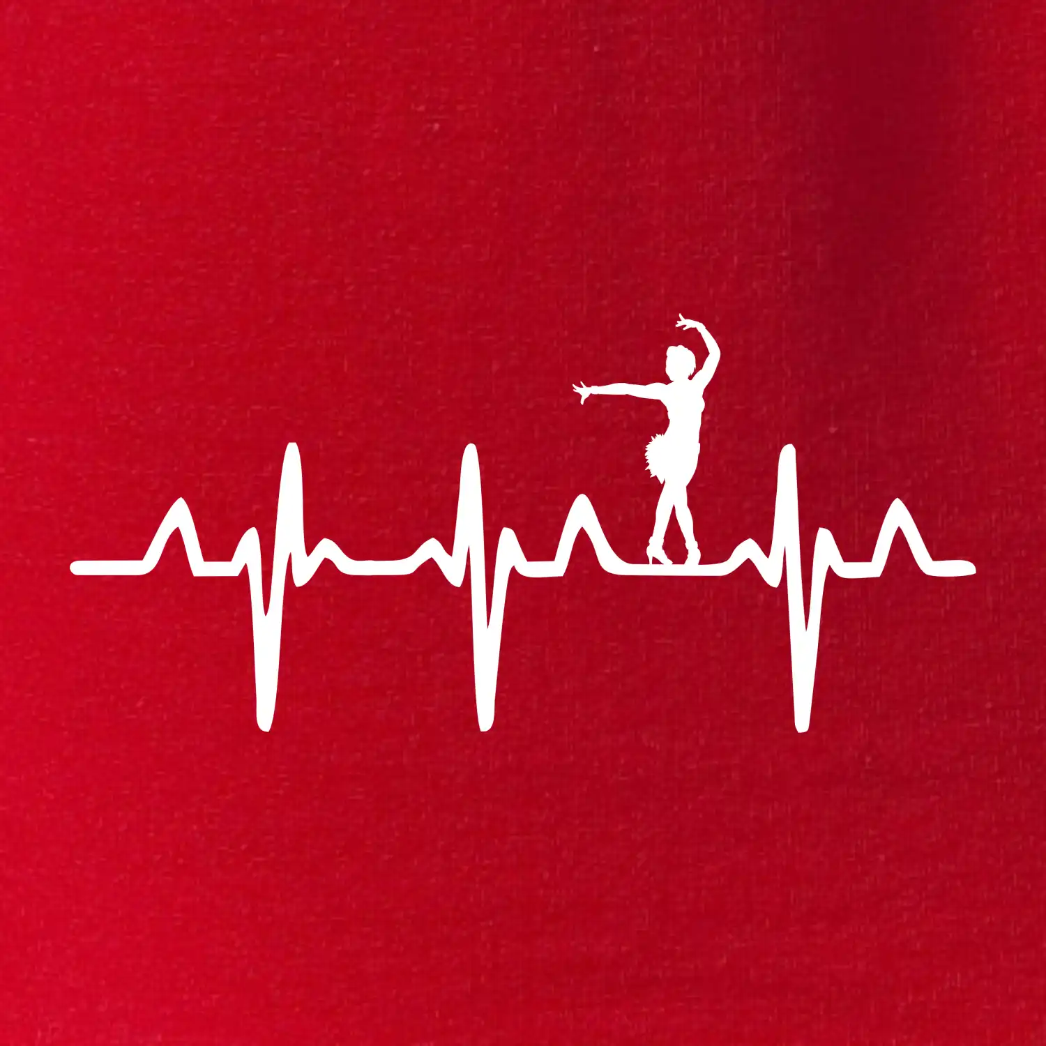 EKG tanečnice salsy