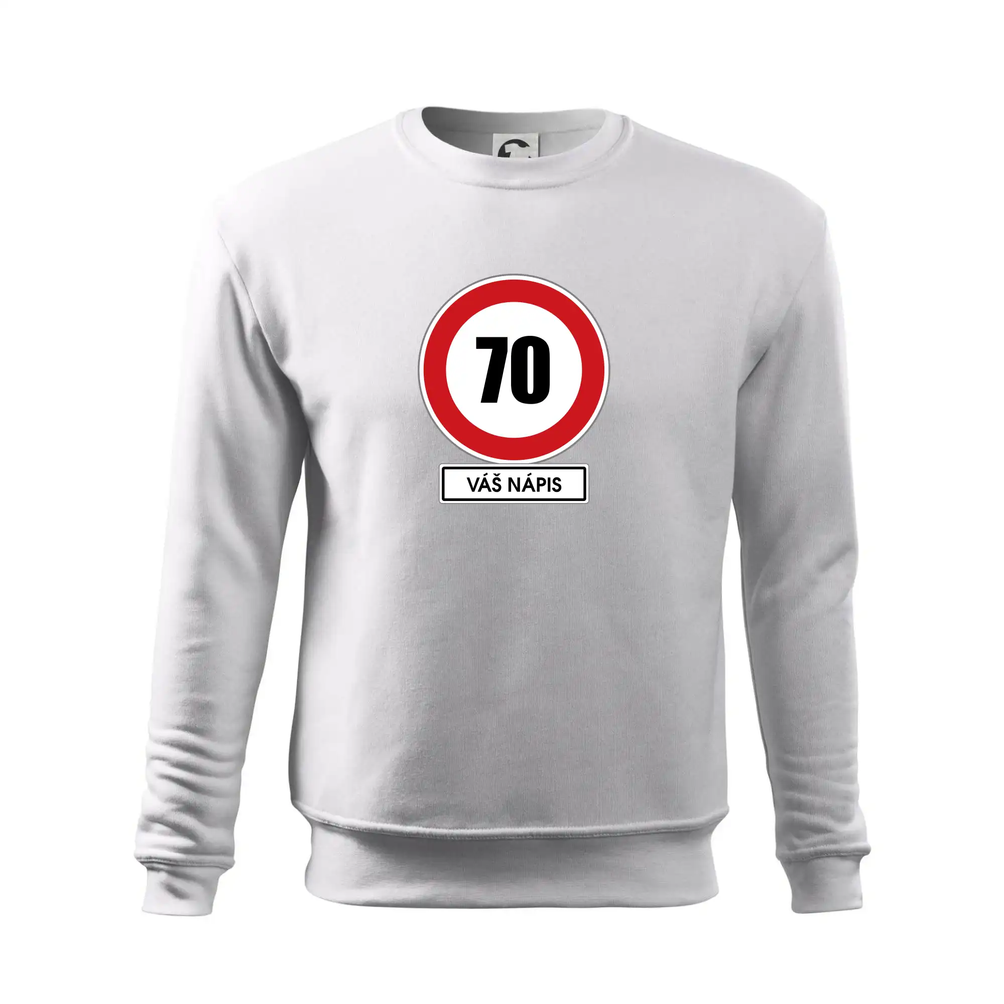 Dopravní značka - rychlost 70 - váš nápis