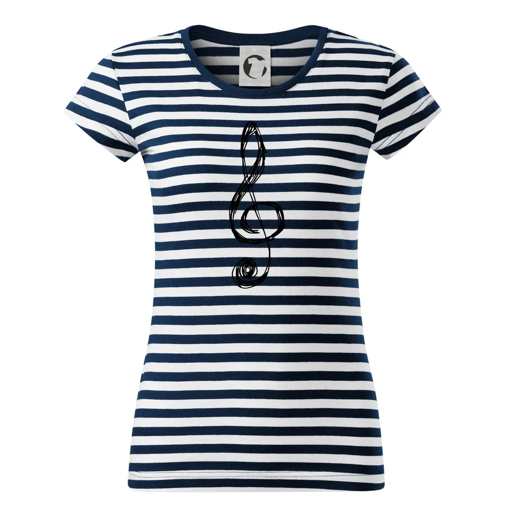 Houslový klíč kreslený