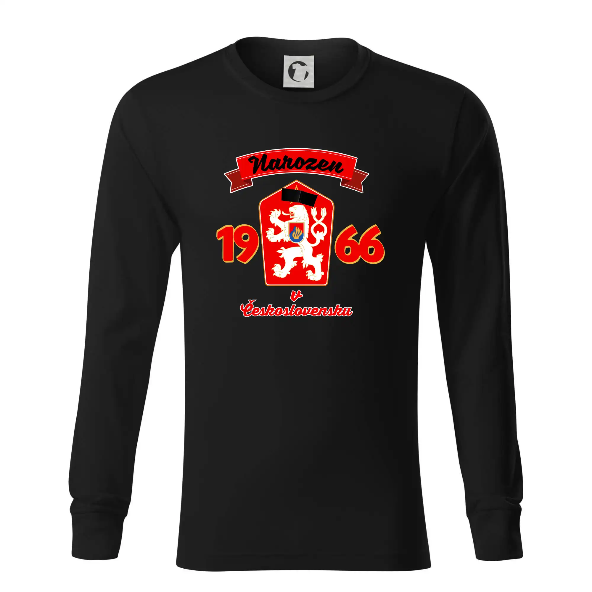 Narozen v Československu - Přelepený znak 1966