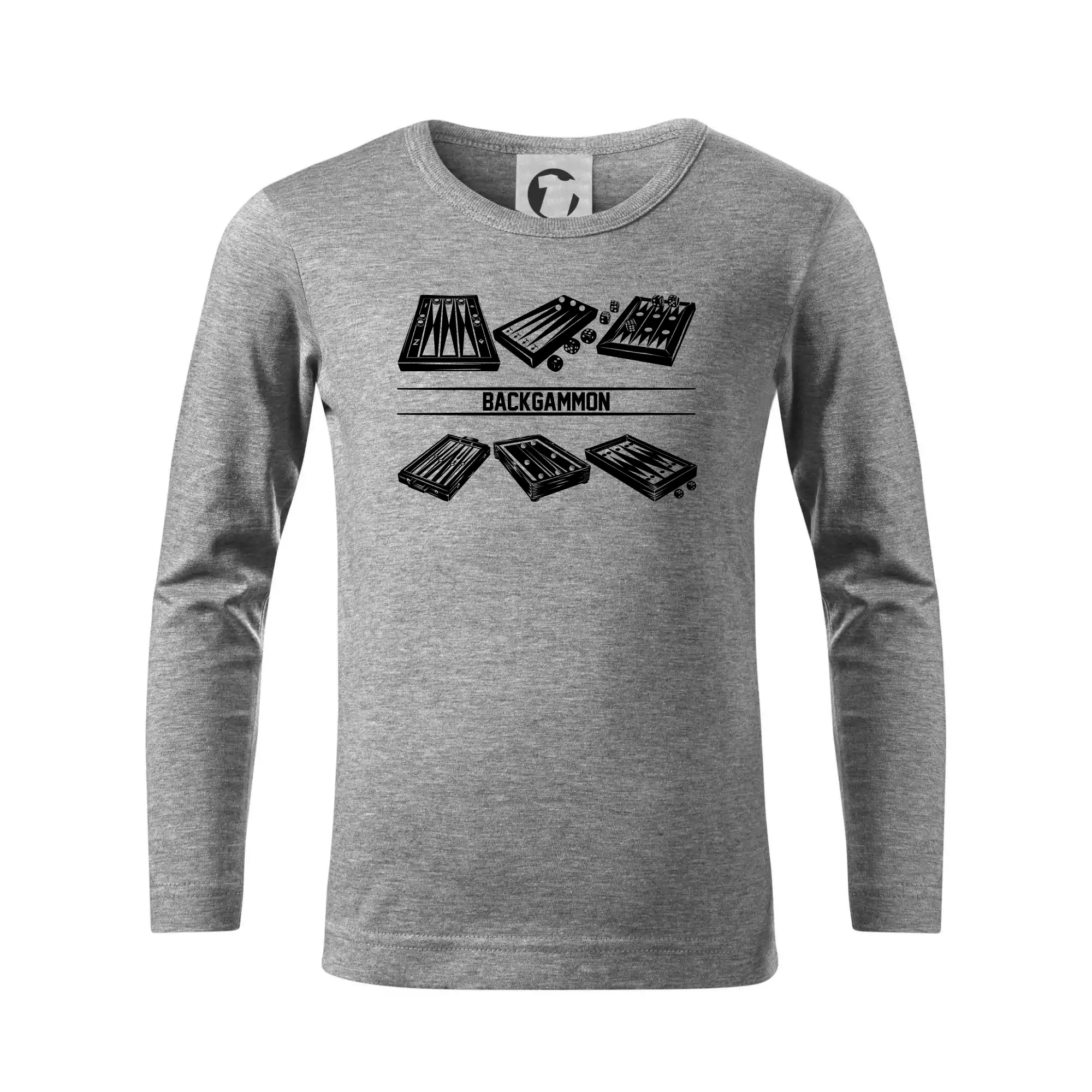 Backgammon černý set