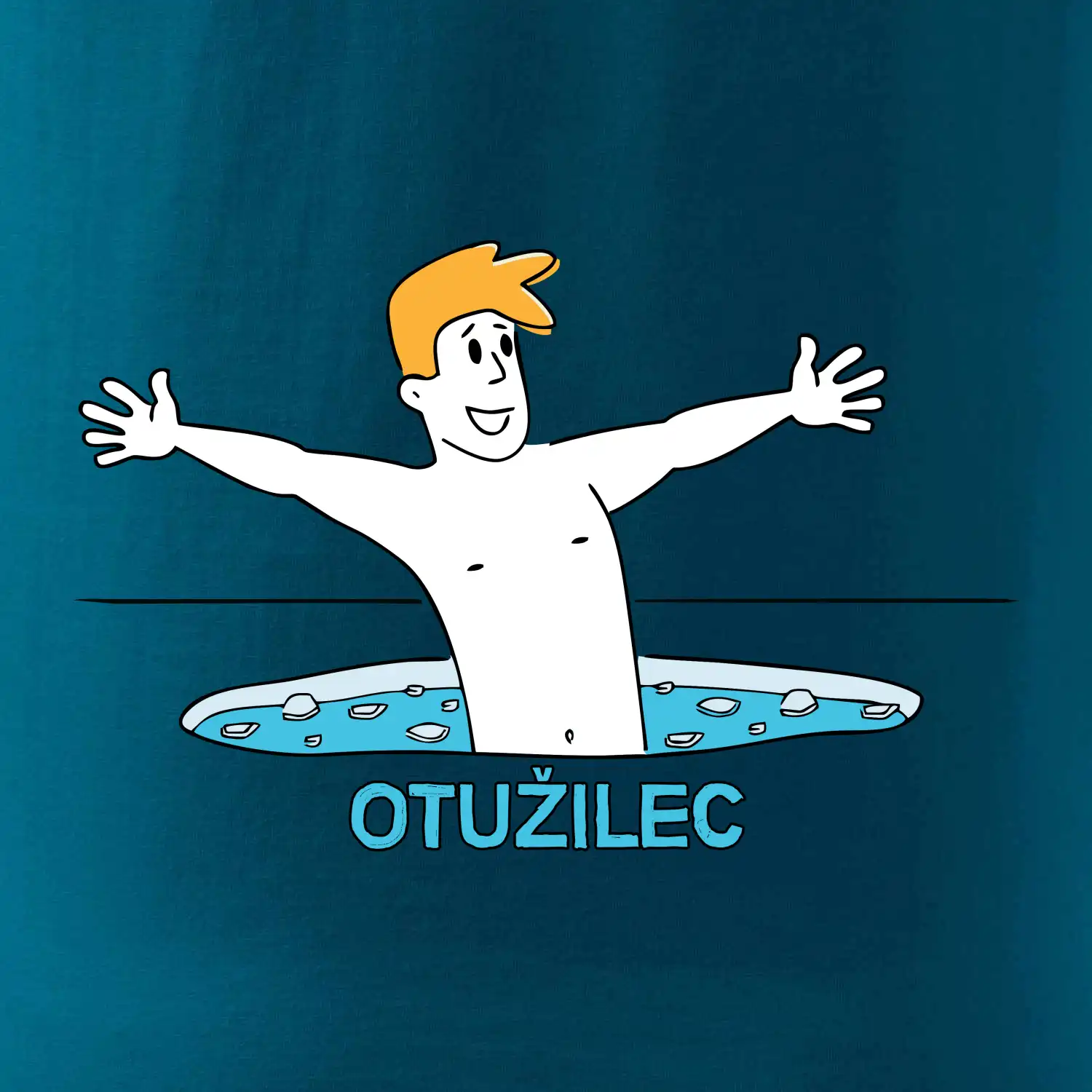 Otužilec - kreslený