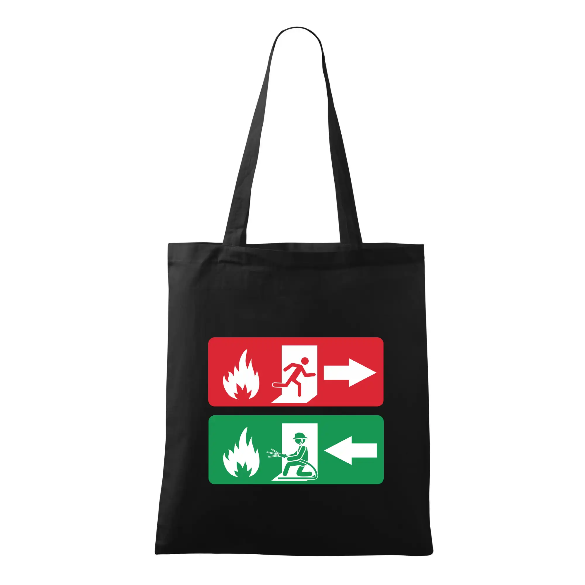 Lidé utíkají, hasiči přibíhají