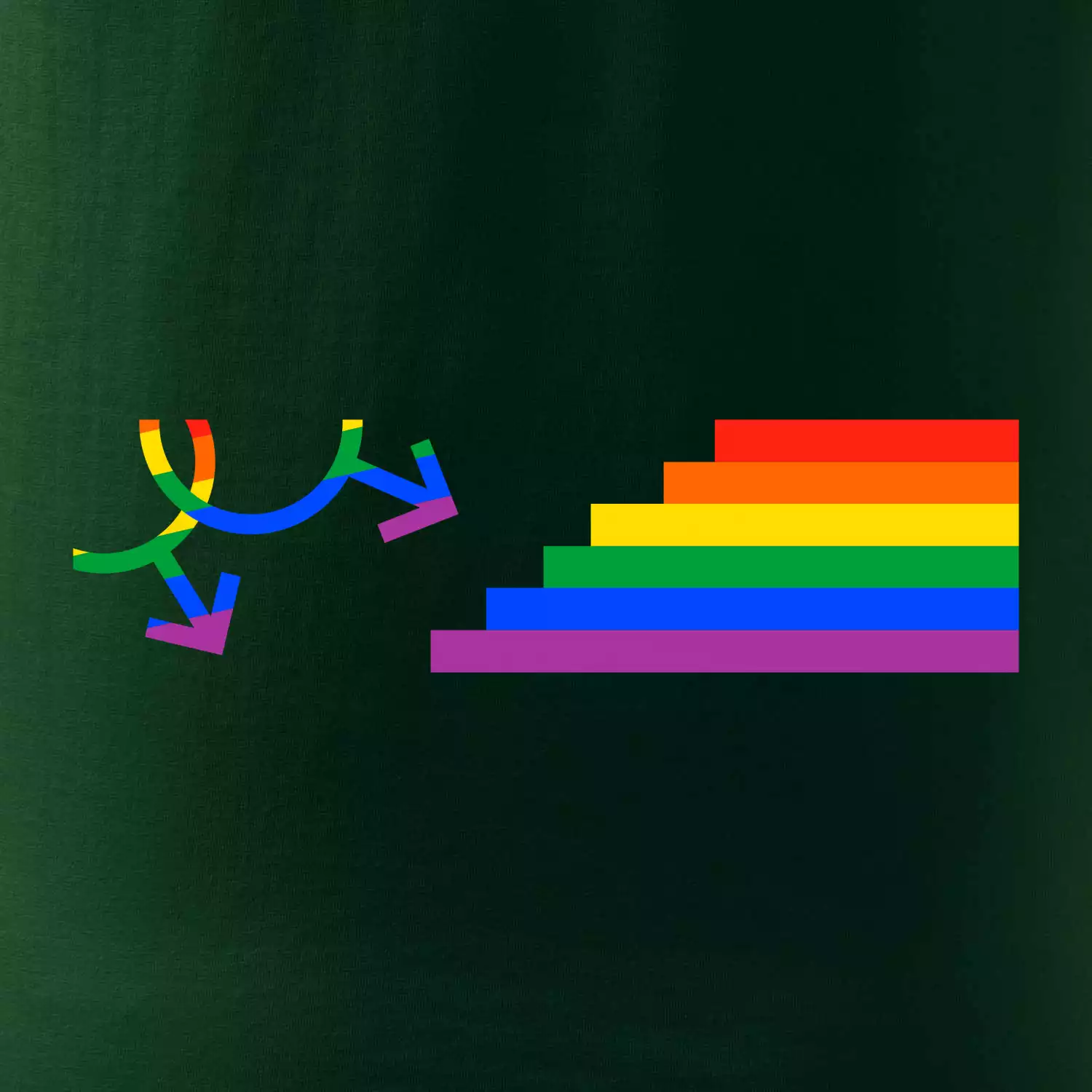 Gay symbol duha