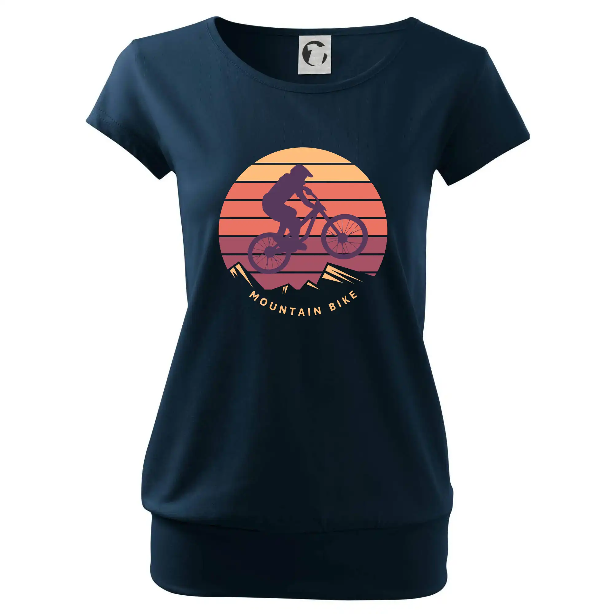 MTB barevné kolo západ slunce