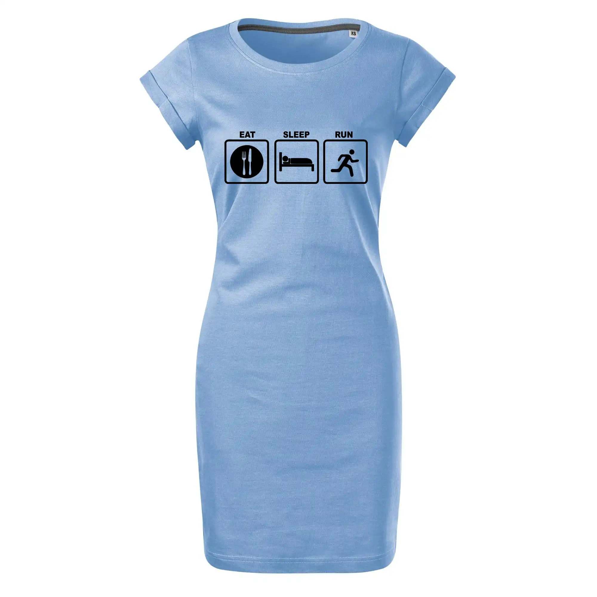 Eat sleep run čtverce