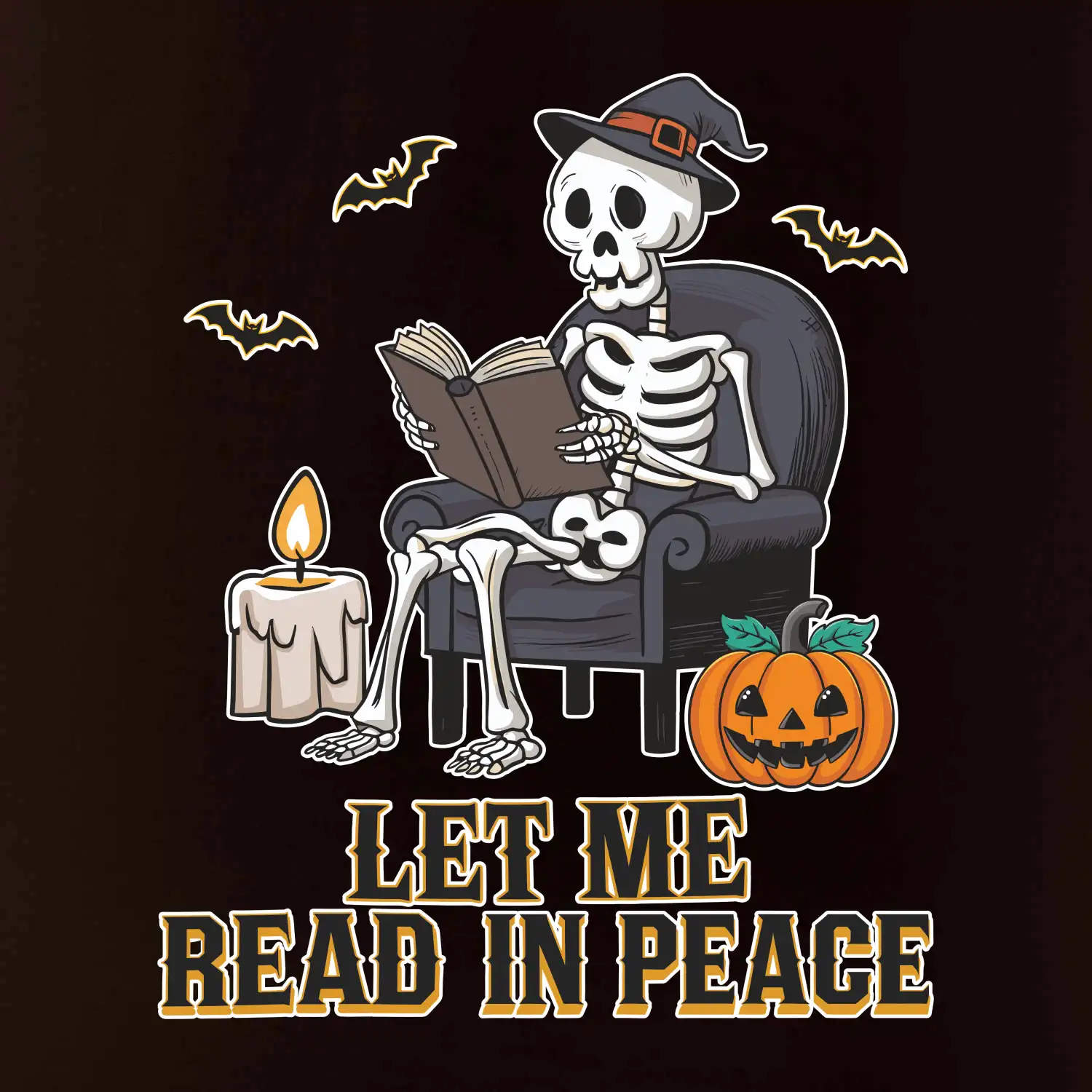 Let me read in peace