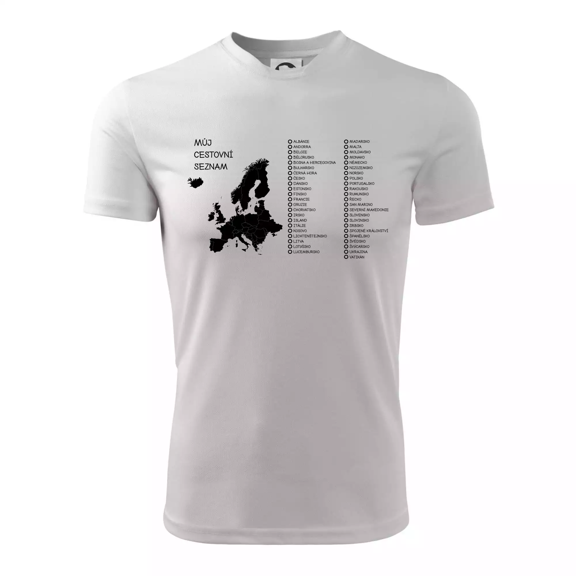 Můj cestovní seznam - Evropa