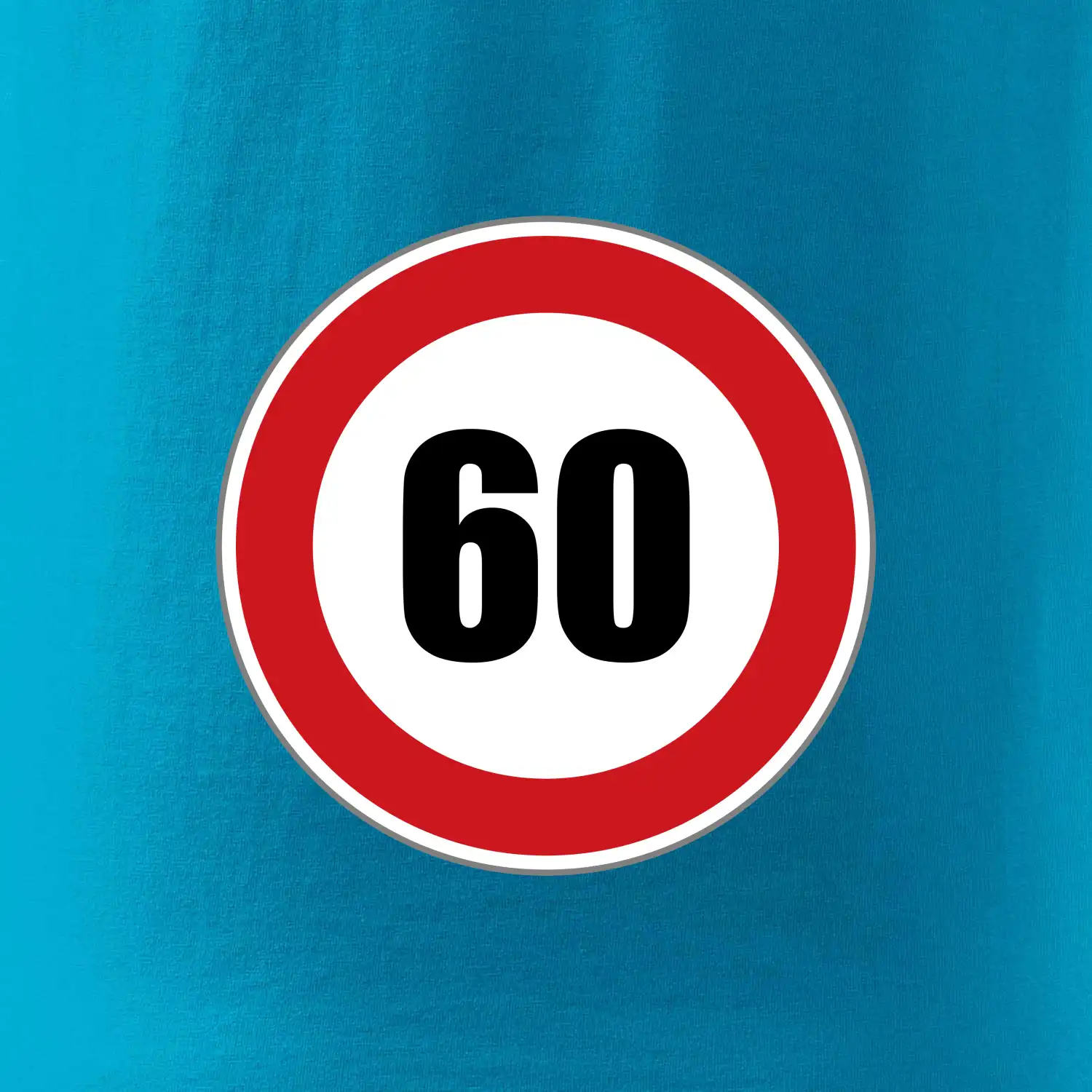 Dopravní značka - omezení rychlosti 60
