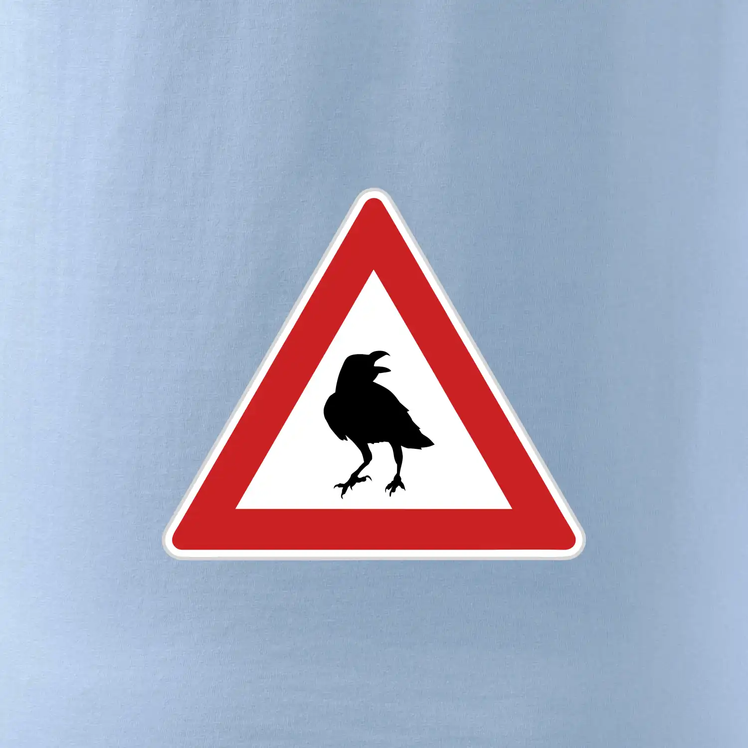 Dopravní značka - Pozor havran