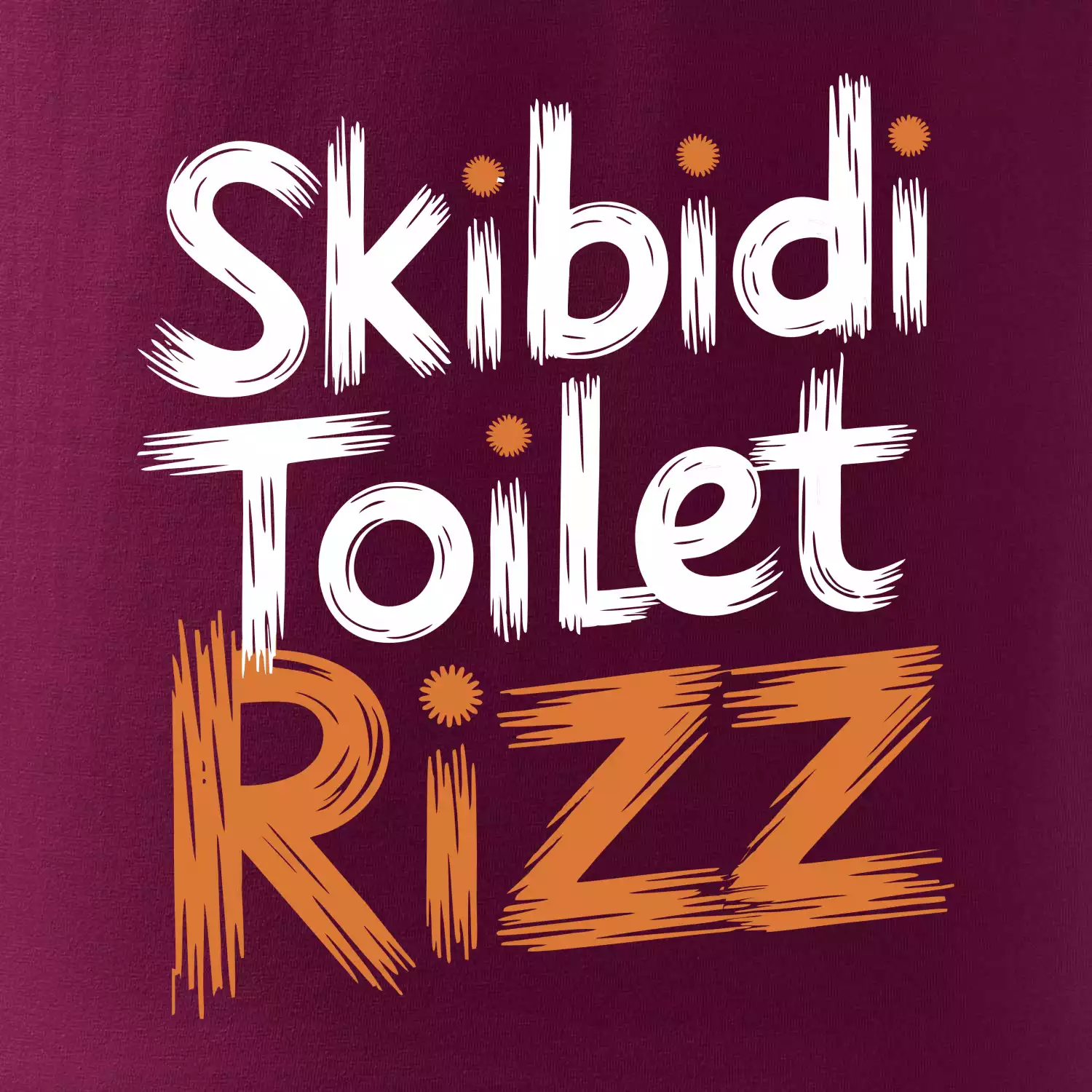 Skibidi Toilet Rizz nápis