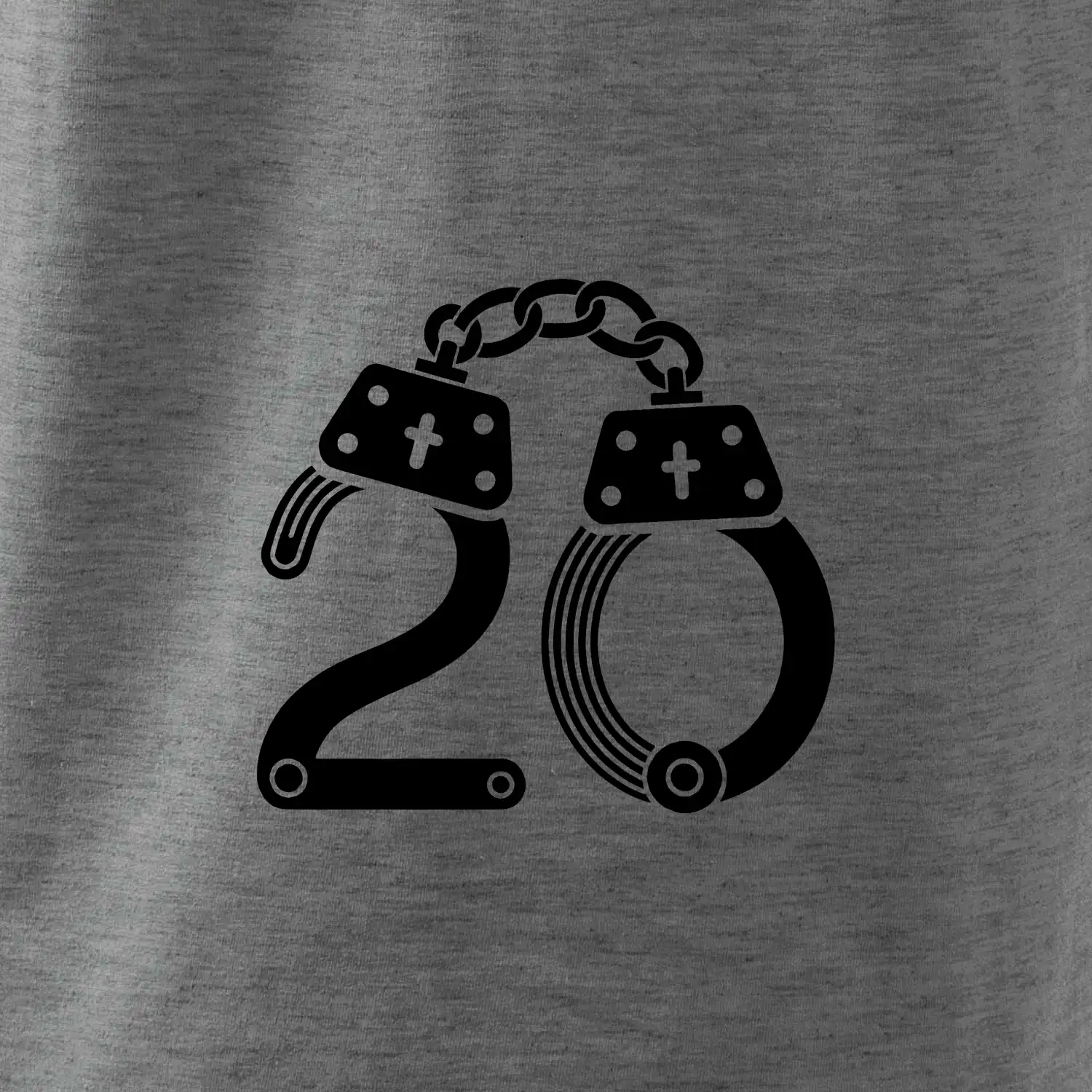 Narozeninové tričko pro policajta - pouta 20