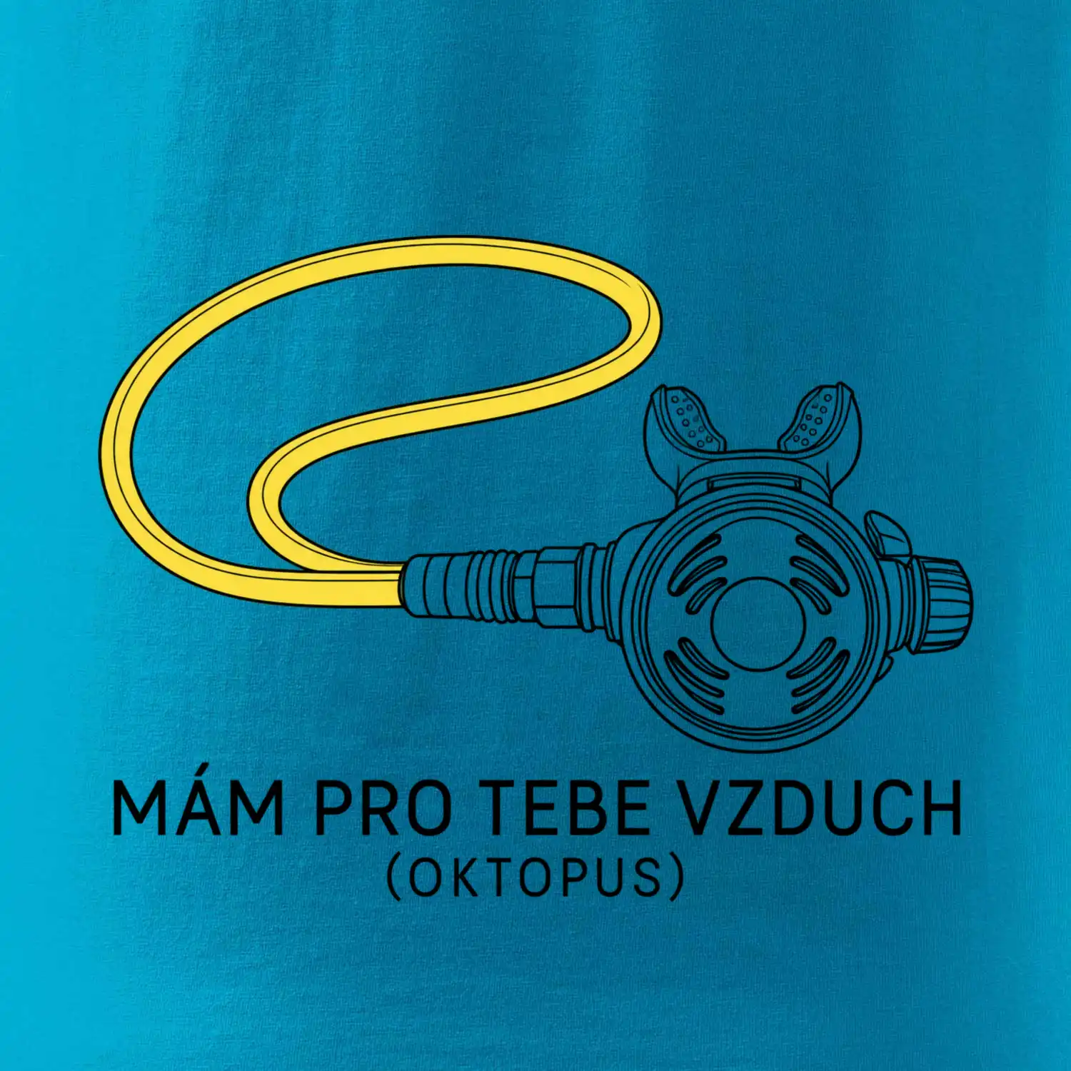 Mám pro tebe vzduch záložní regulátor se žlutou hadicí