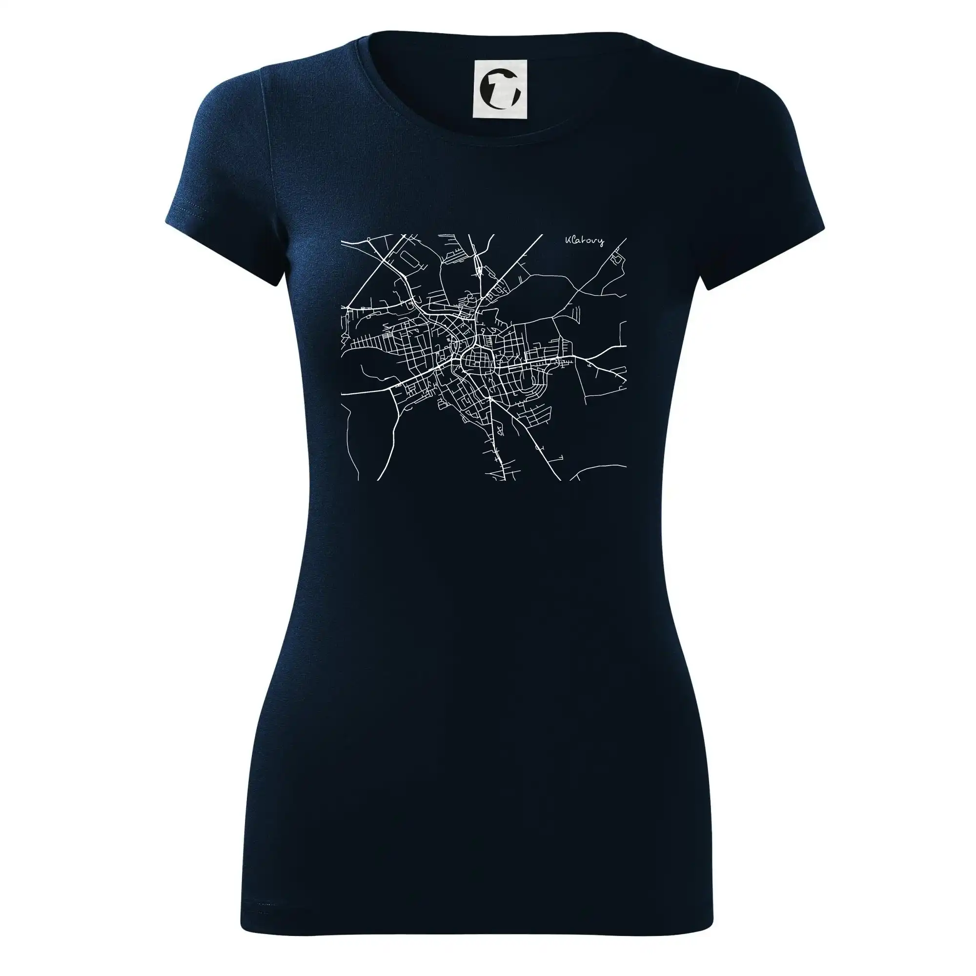 Mapy měst černobílé Klatovy