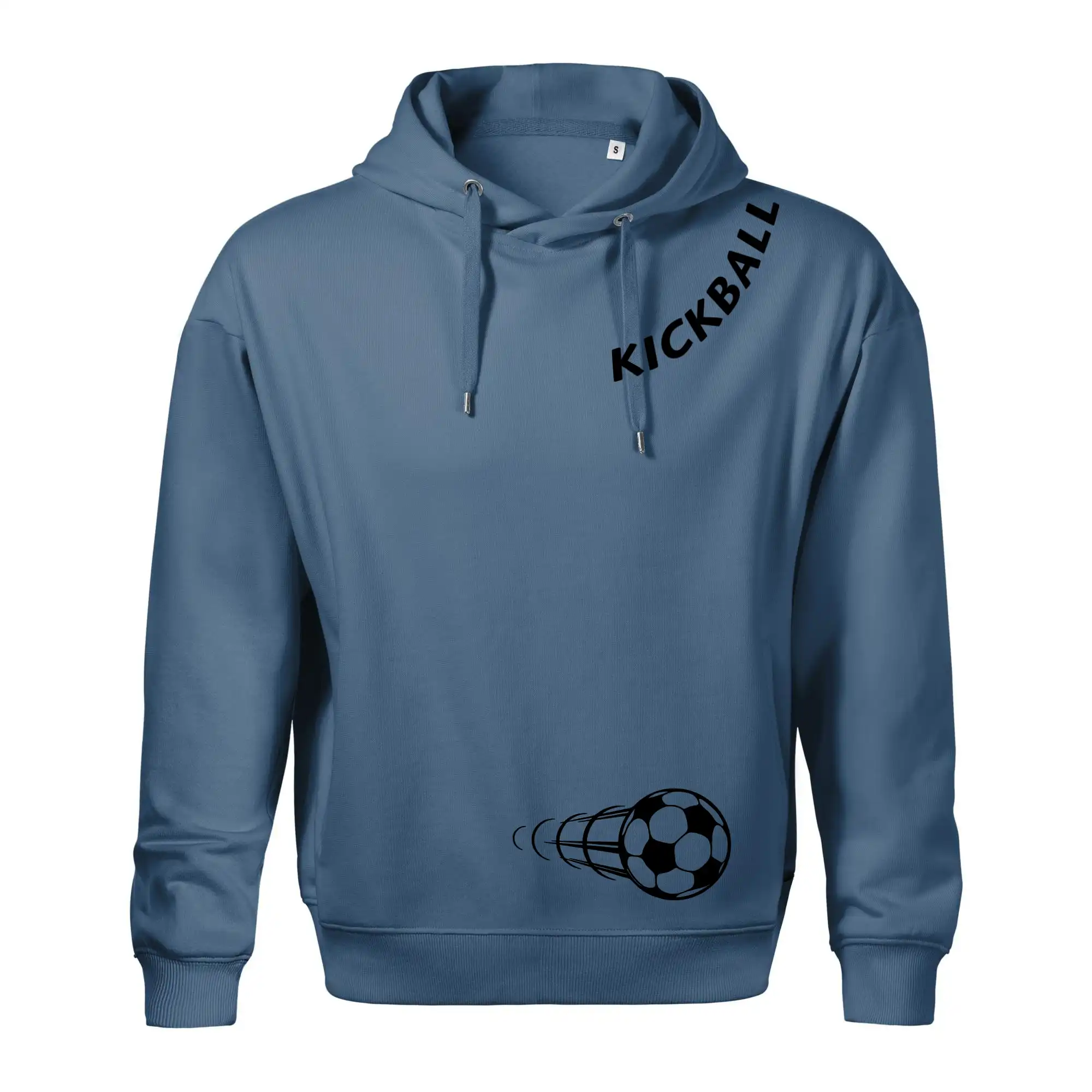 Kickball nápis šikmo
