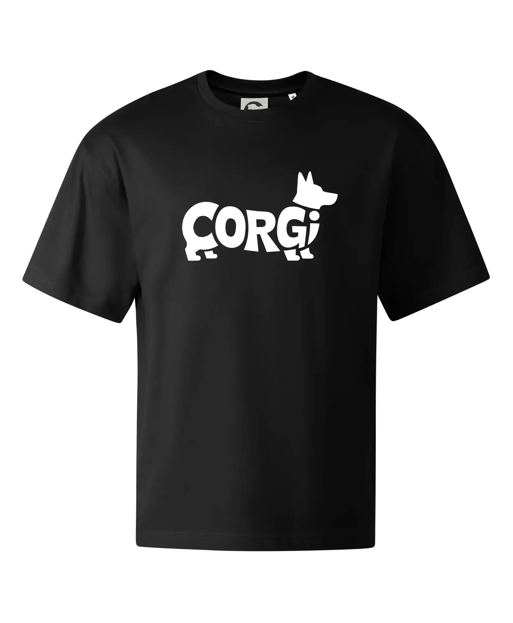 Corgi nápis v těle