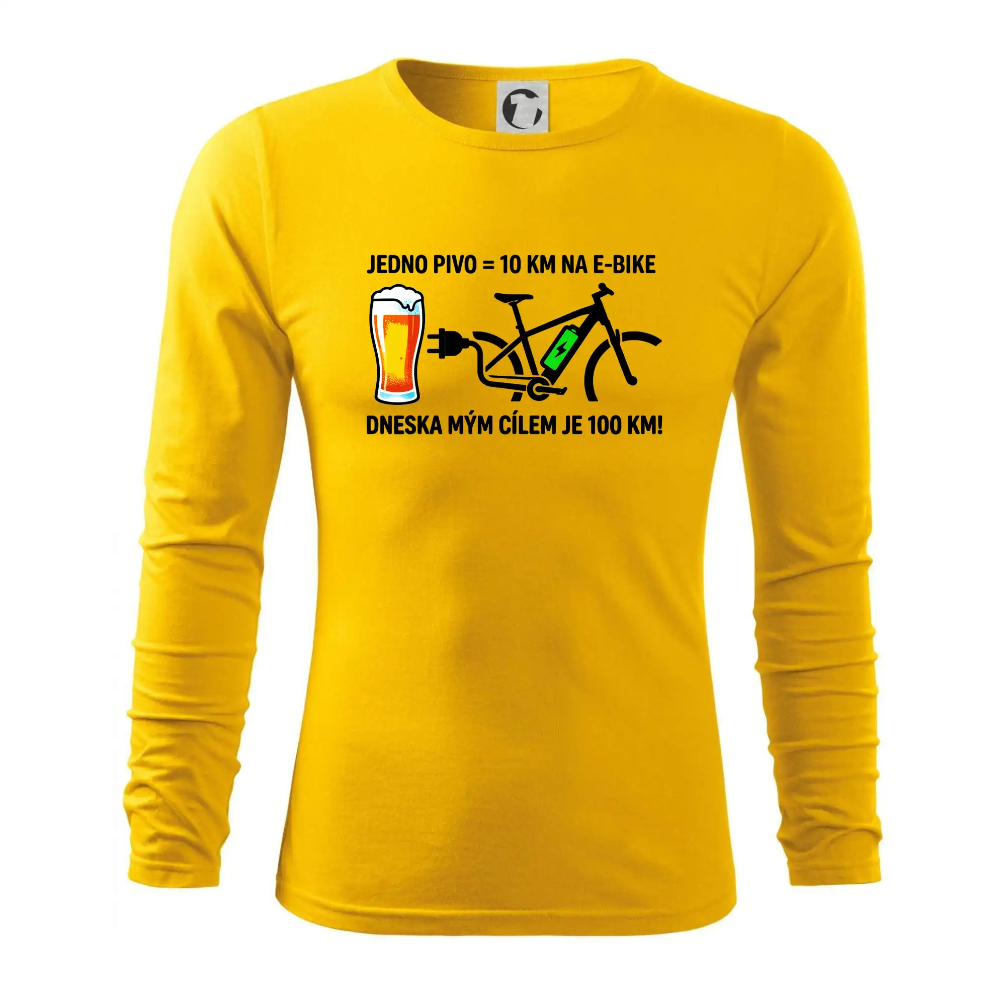 Jedno pivo = 10 km na E-bike. Dneska mým cílem je 100 km!