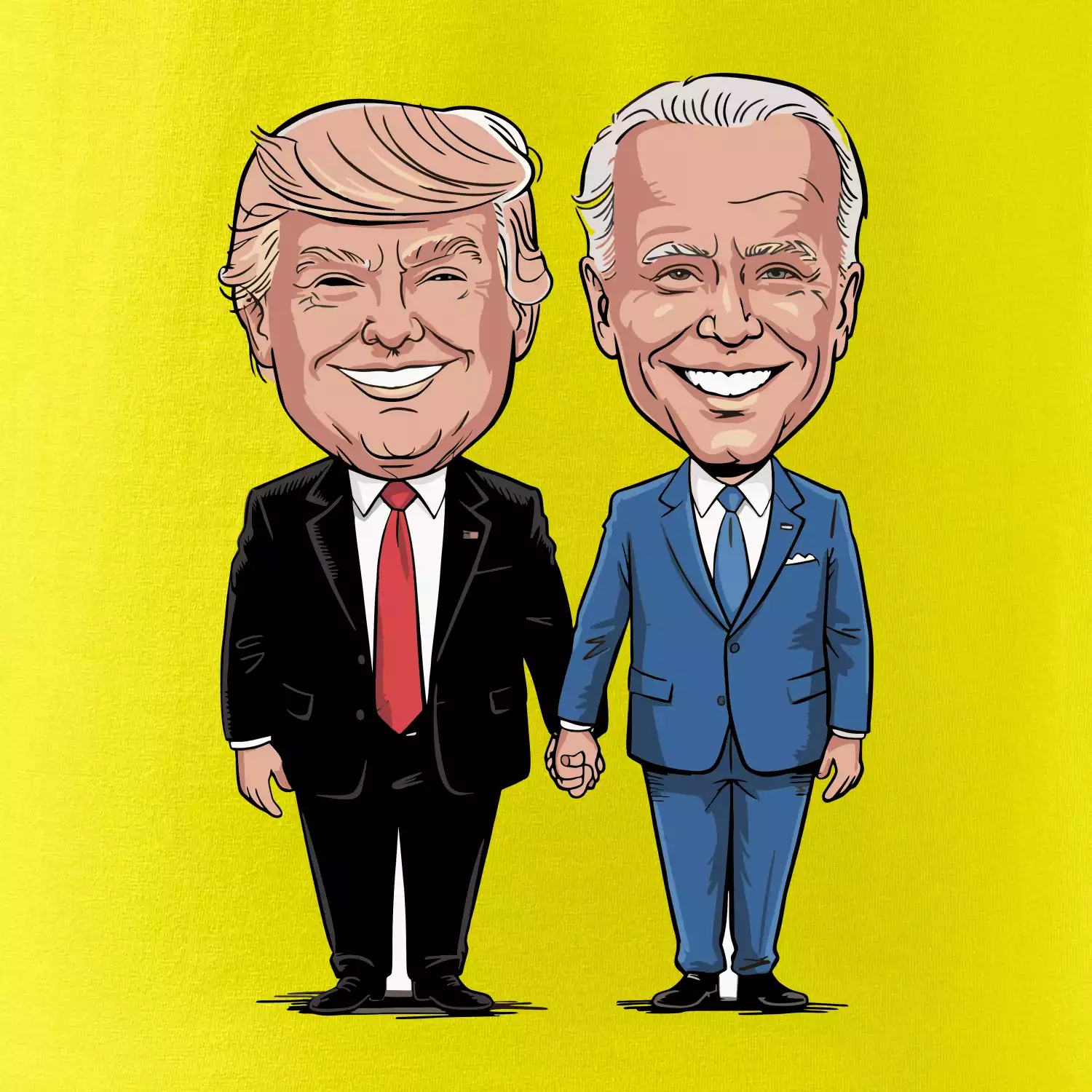 Trump a Biden - velký kamarádi