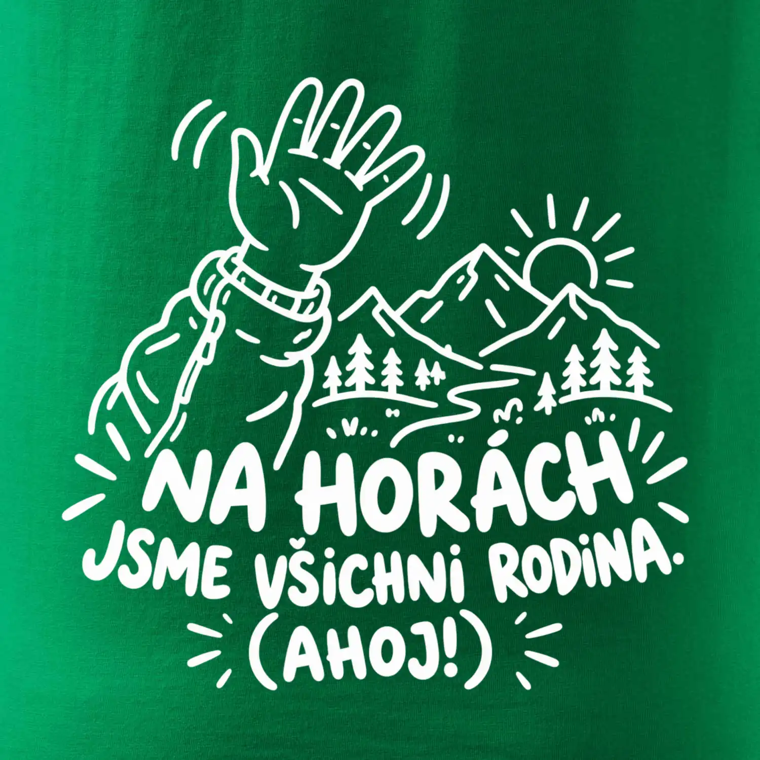 Na horách jsme všichni rodina Ahoj
