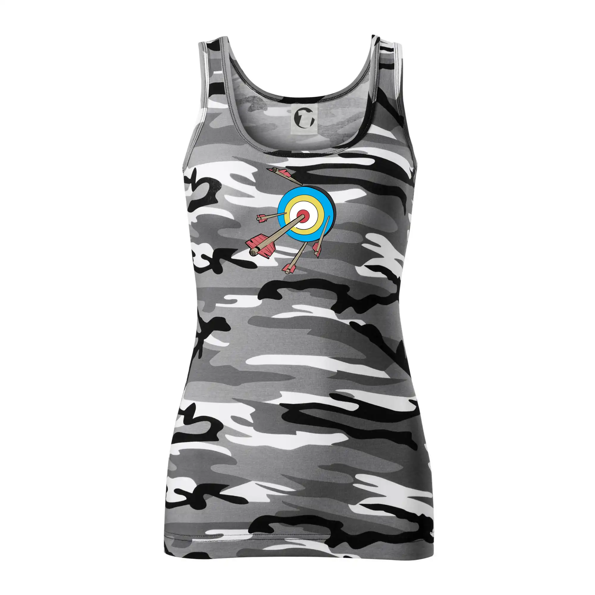 Šípy v barevném terči