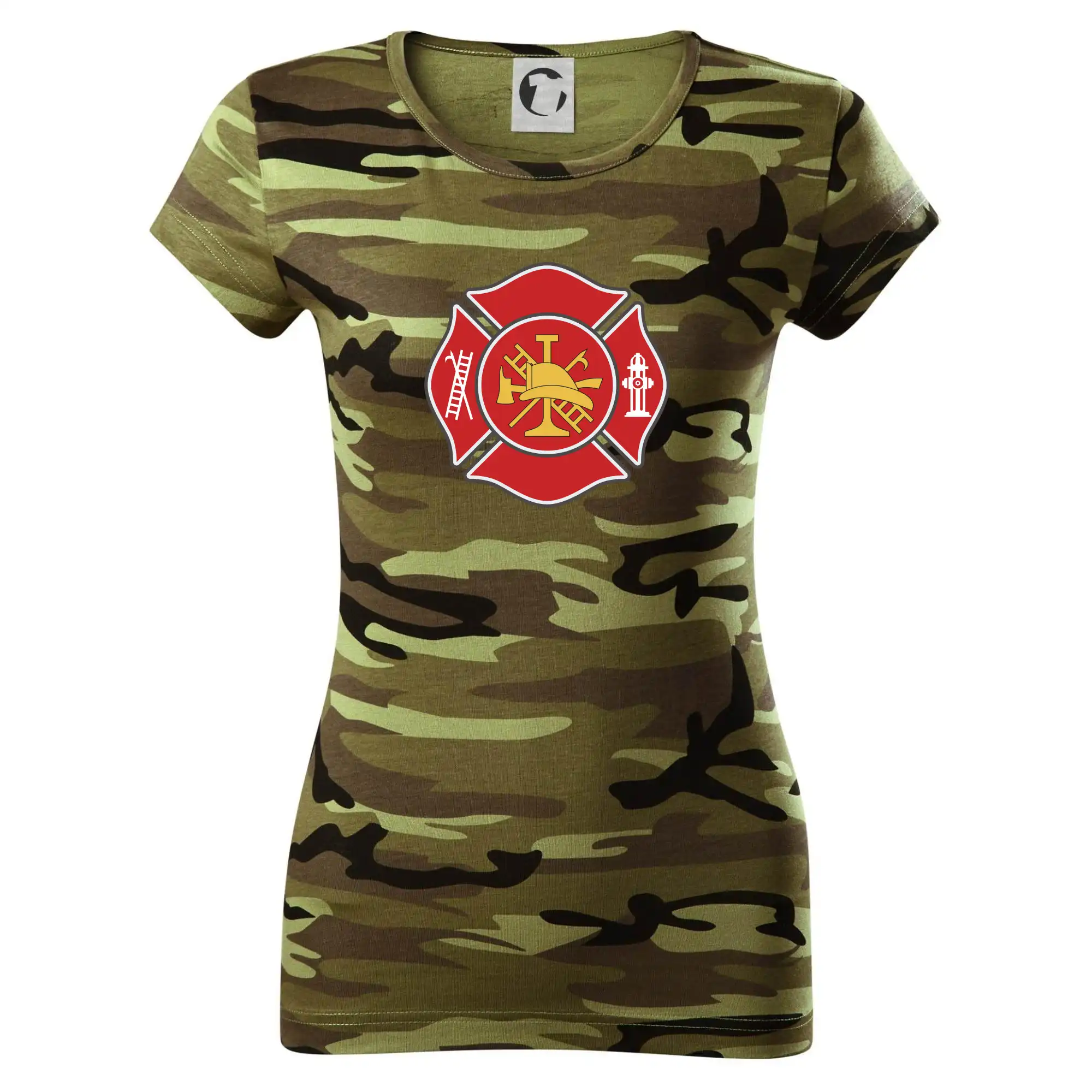 Fire department logo červené