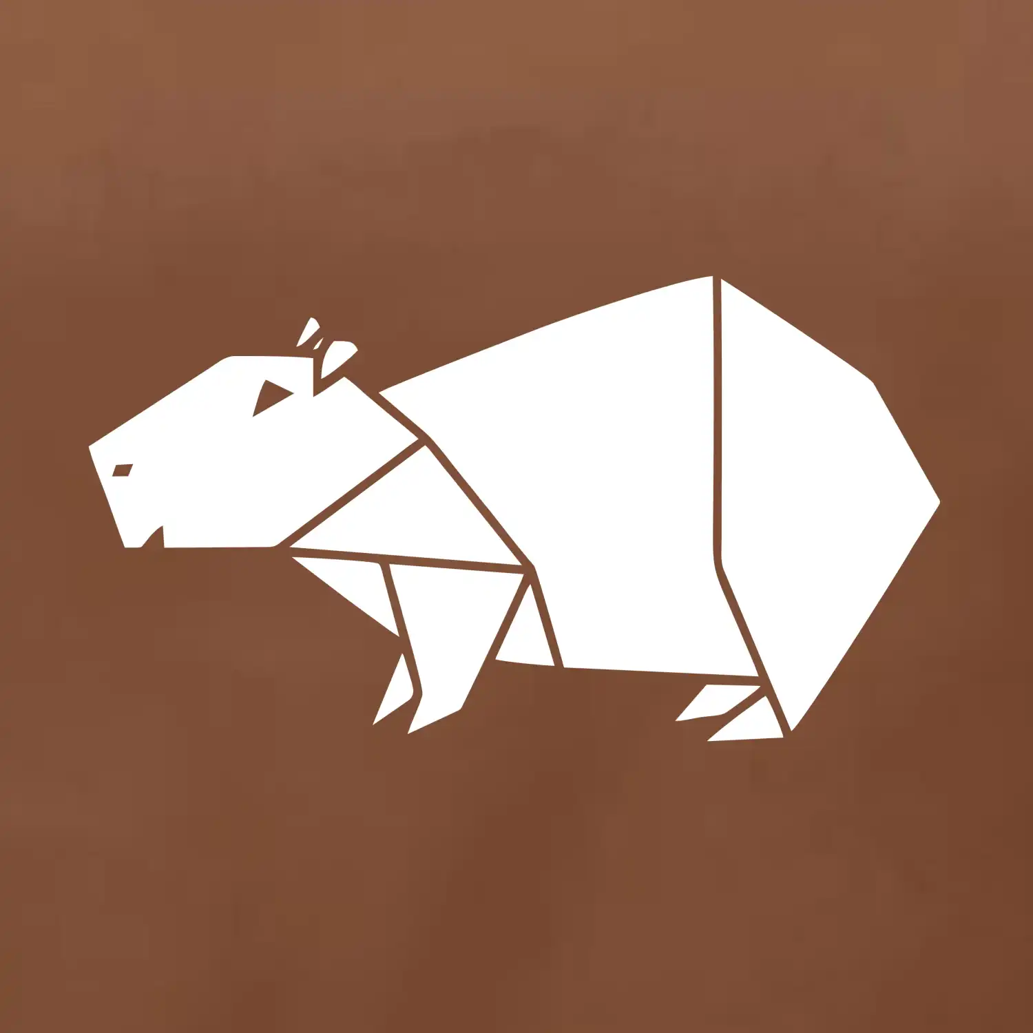 Origami kapybara