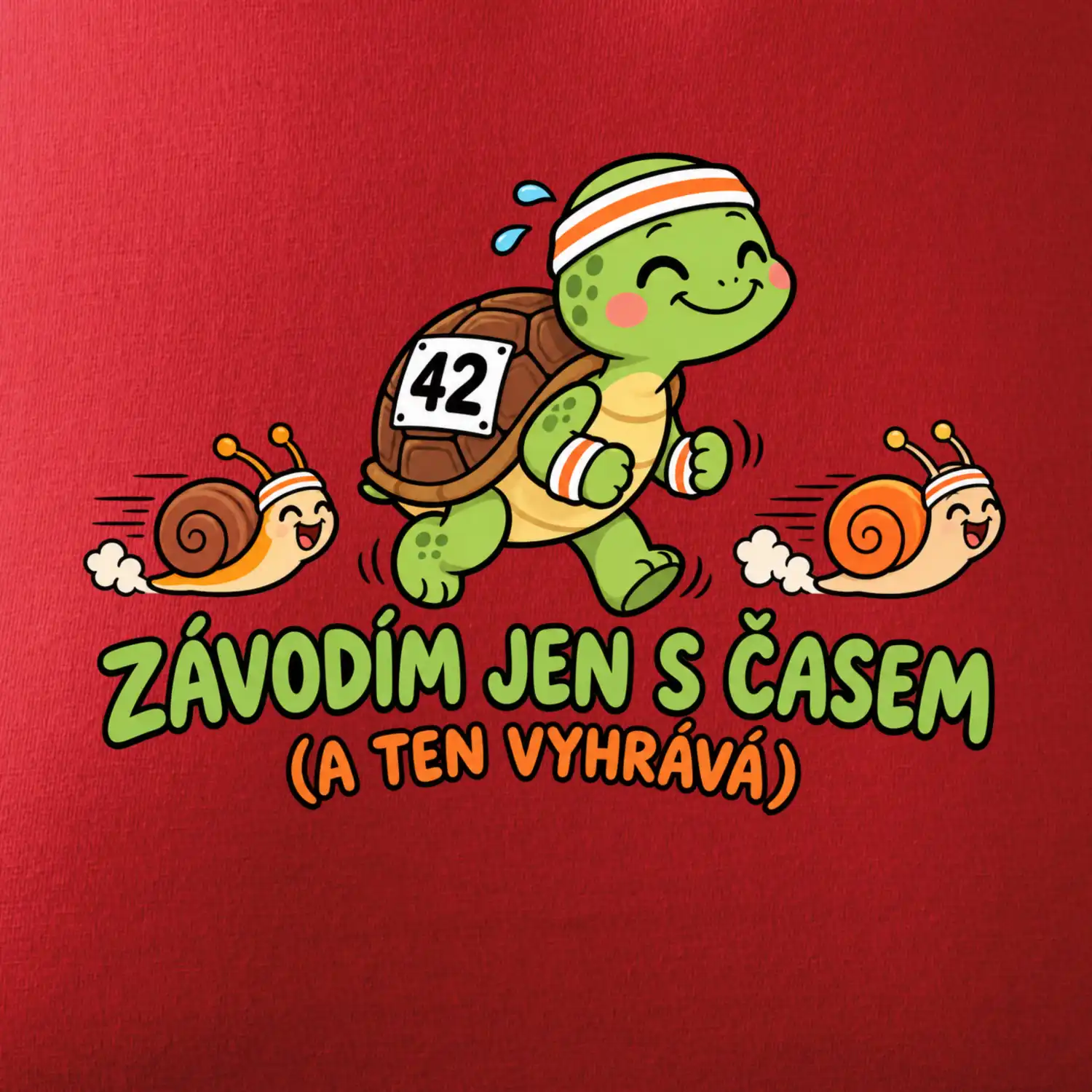 Běžecká želva závodím jen s časem