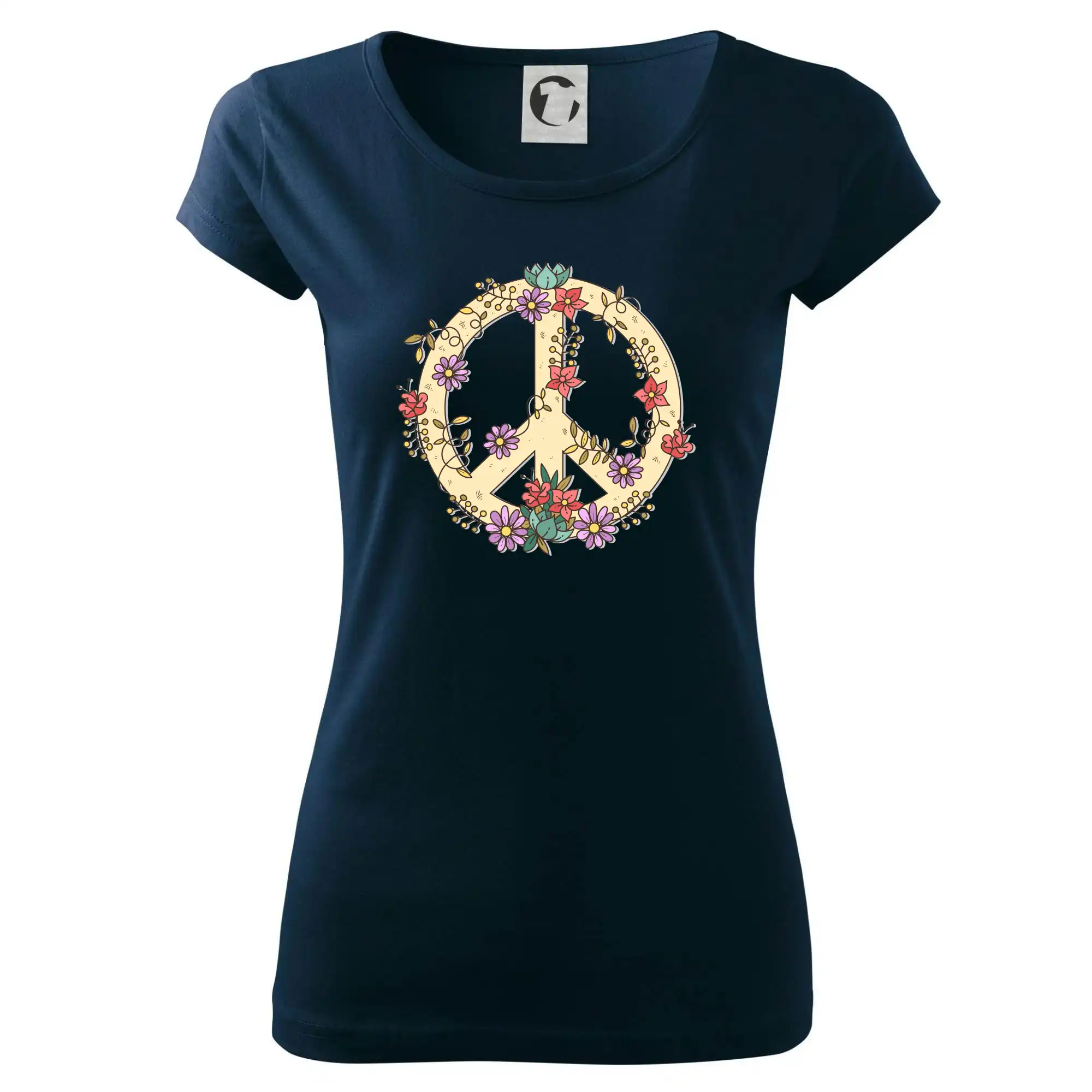 Peace symbol pískový